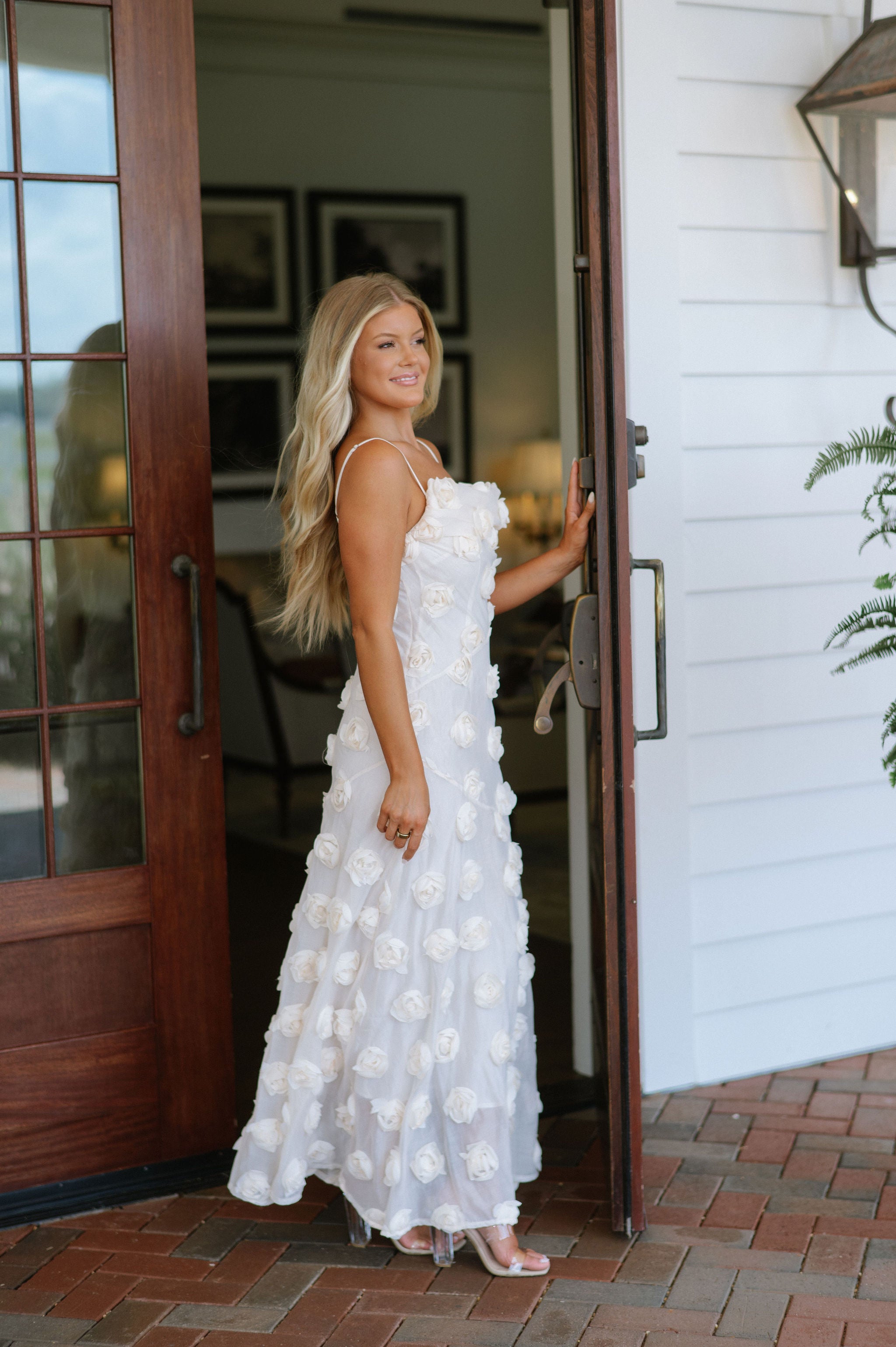 Blossom Maxi Dress- Cream