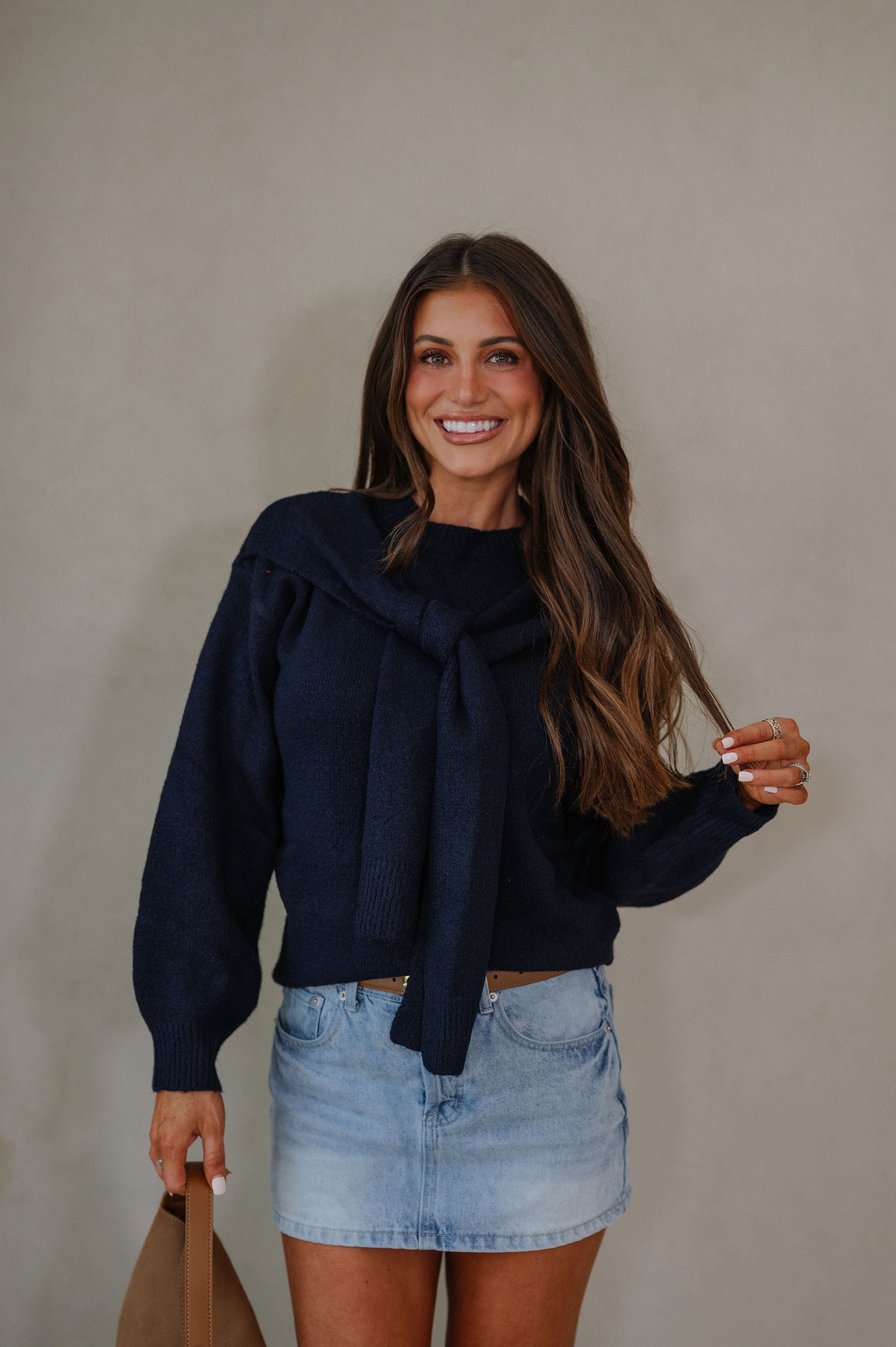 Beau Sweater-Navy