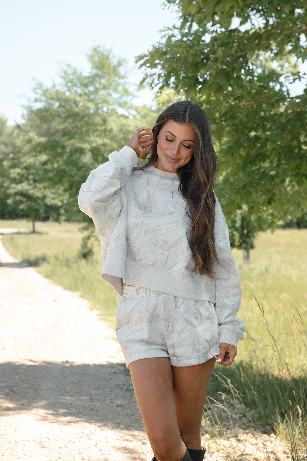 Camo Oversized Sweatshirt