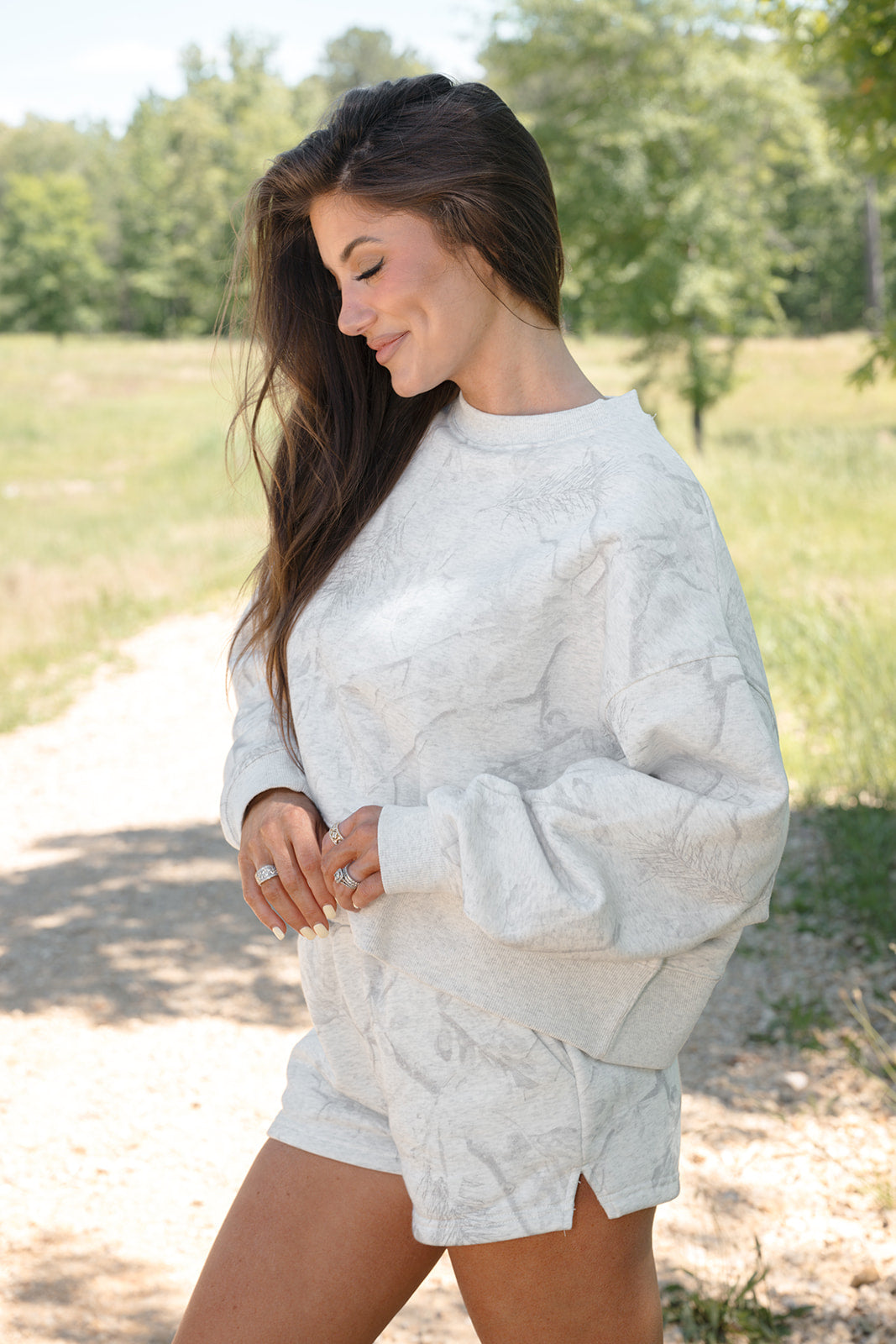 Camo Oversized Sweatshirt