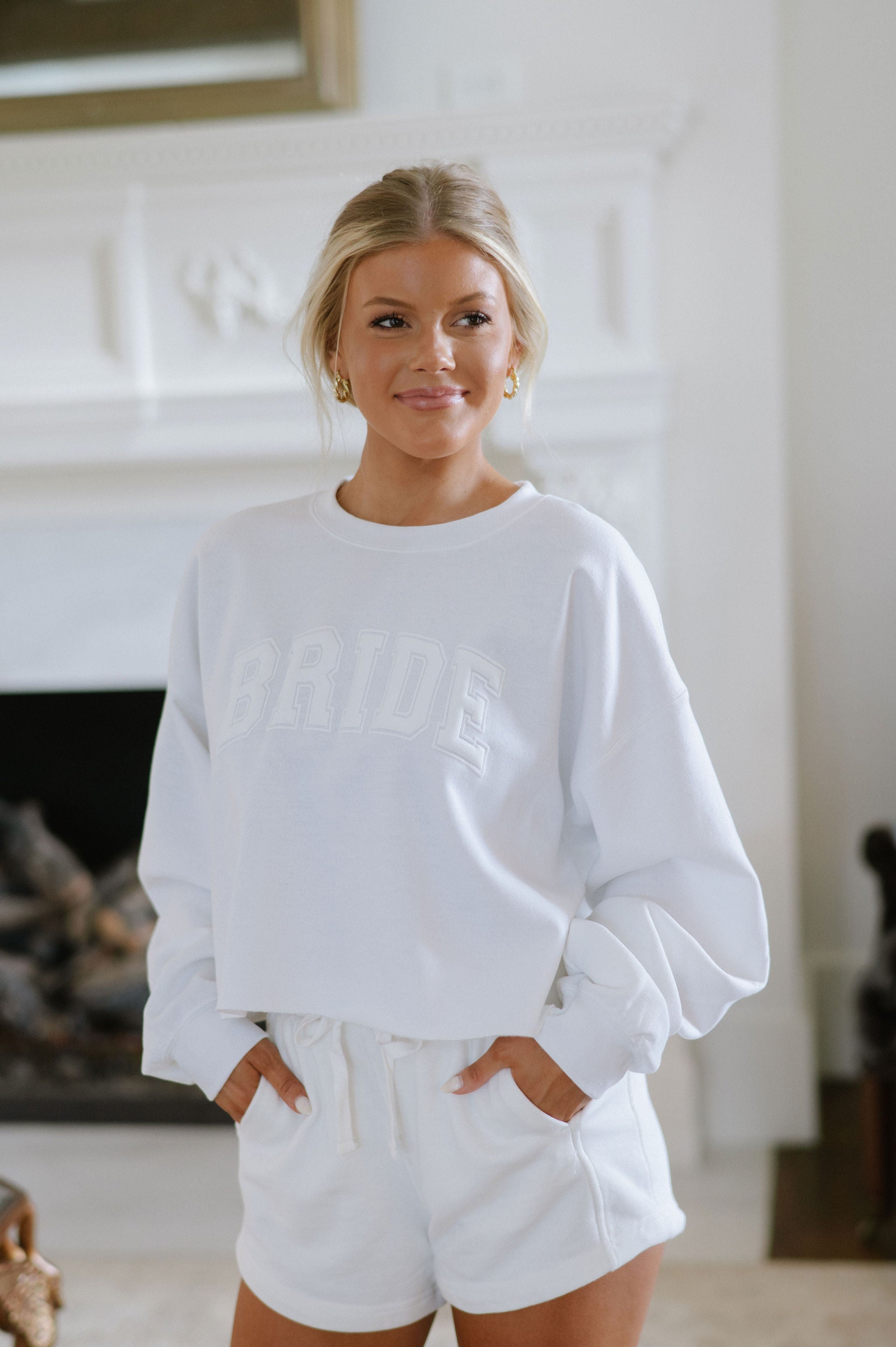 Bride Cropped Sweatshirt