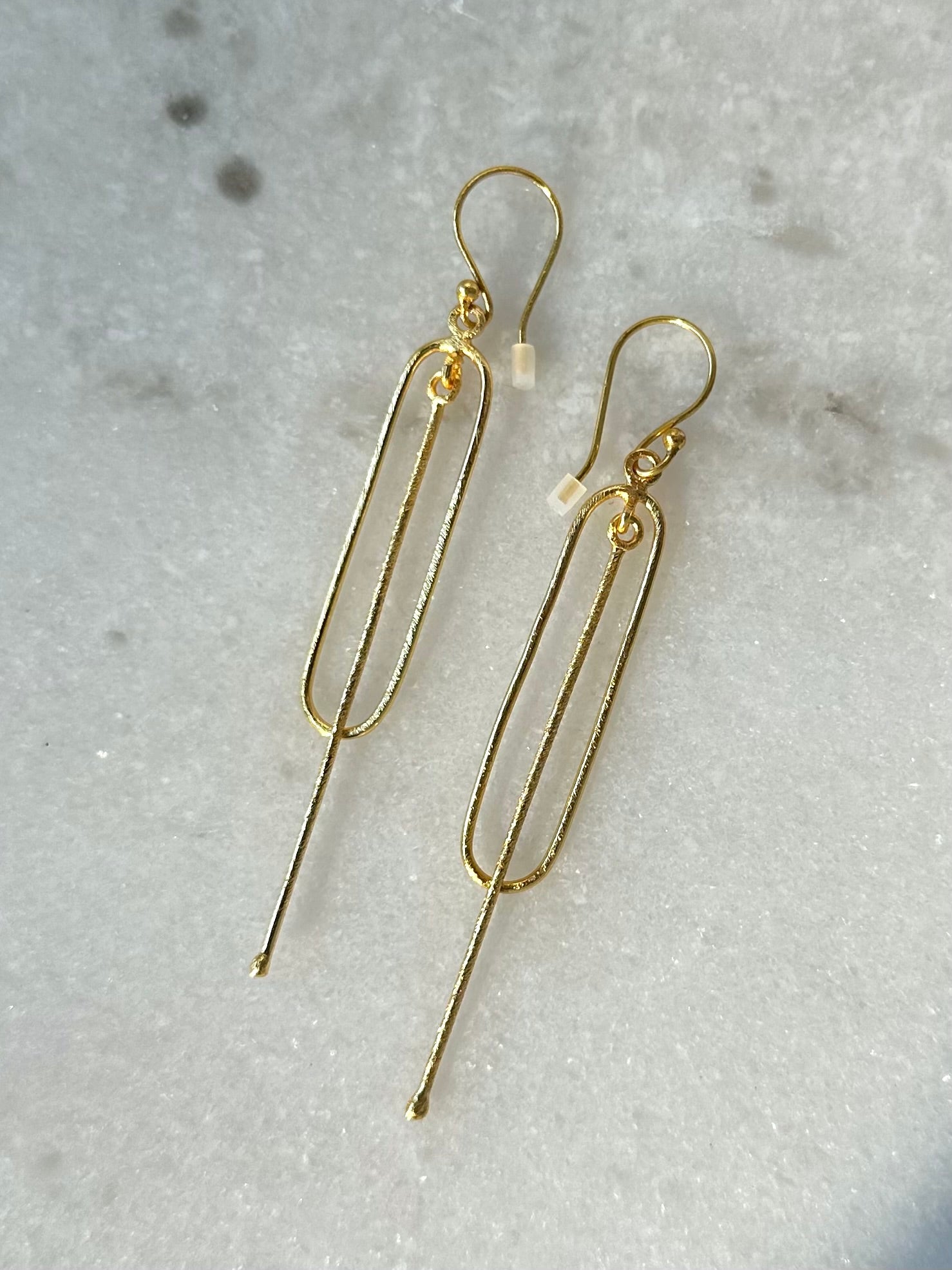 Emilee Asymmetrical Earrings-Gold