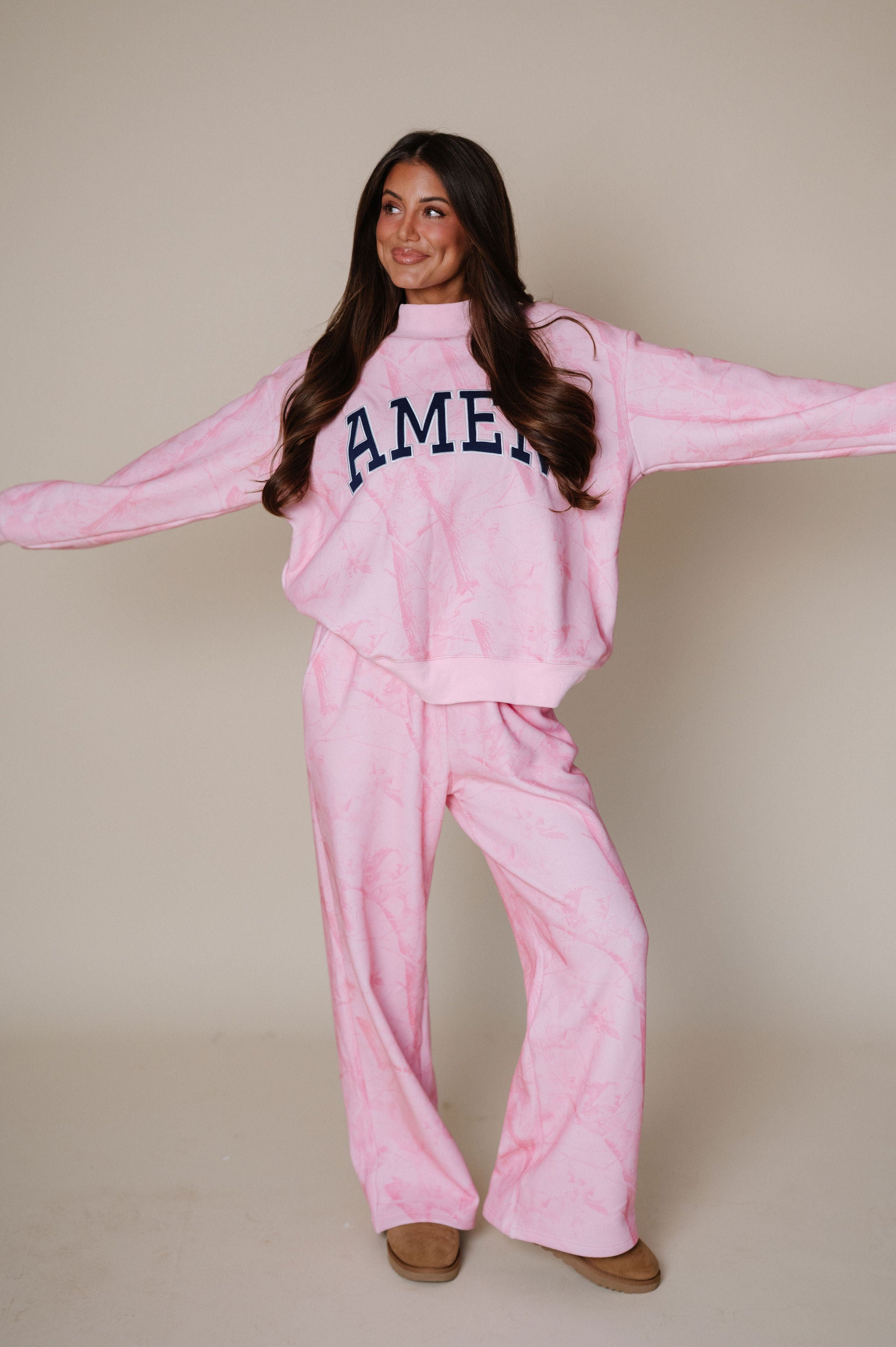Camo Sweatpant-Pink