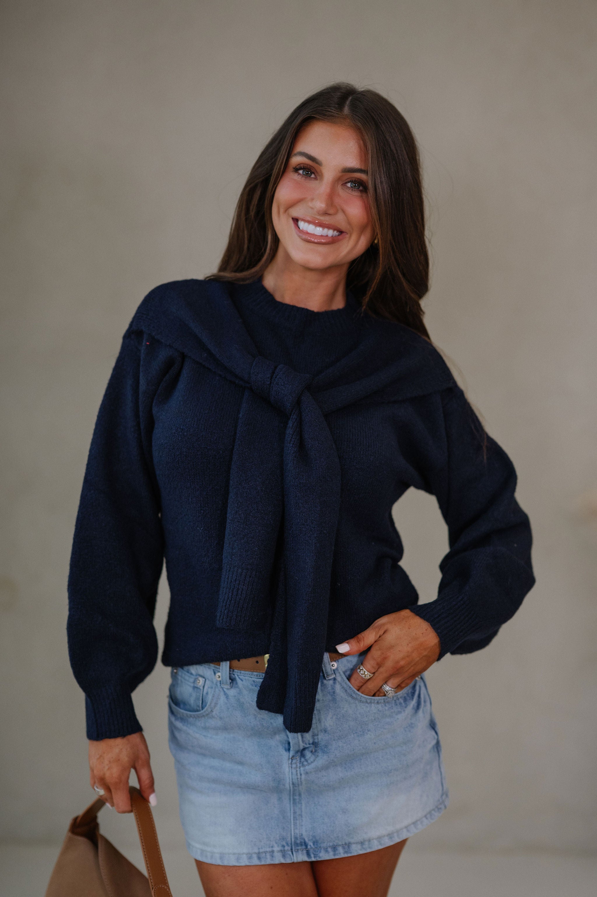 Beau Sweater-Navy