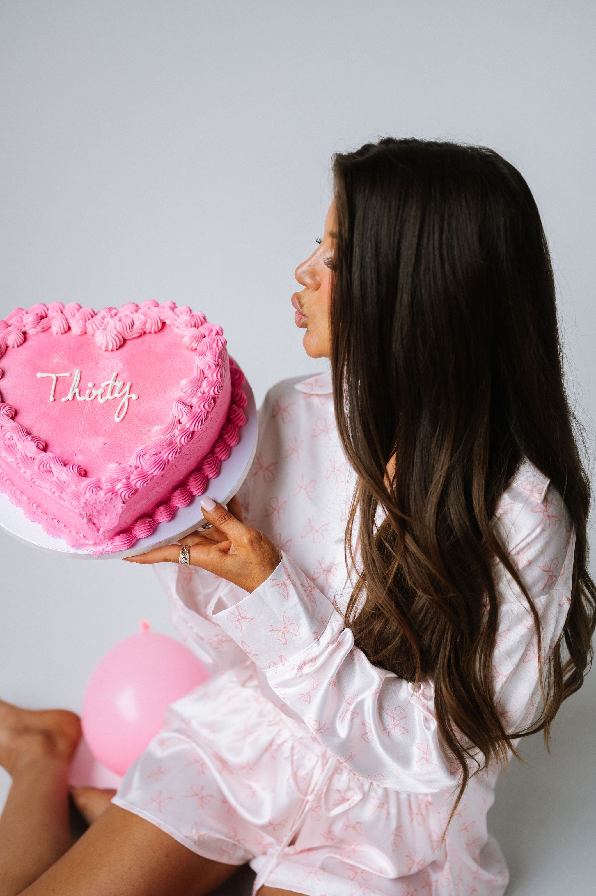 Baby Pink Bow Pajama Set