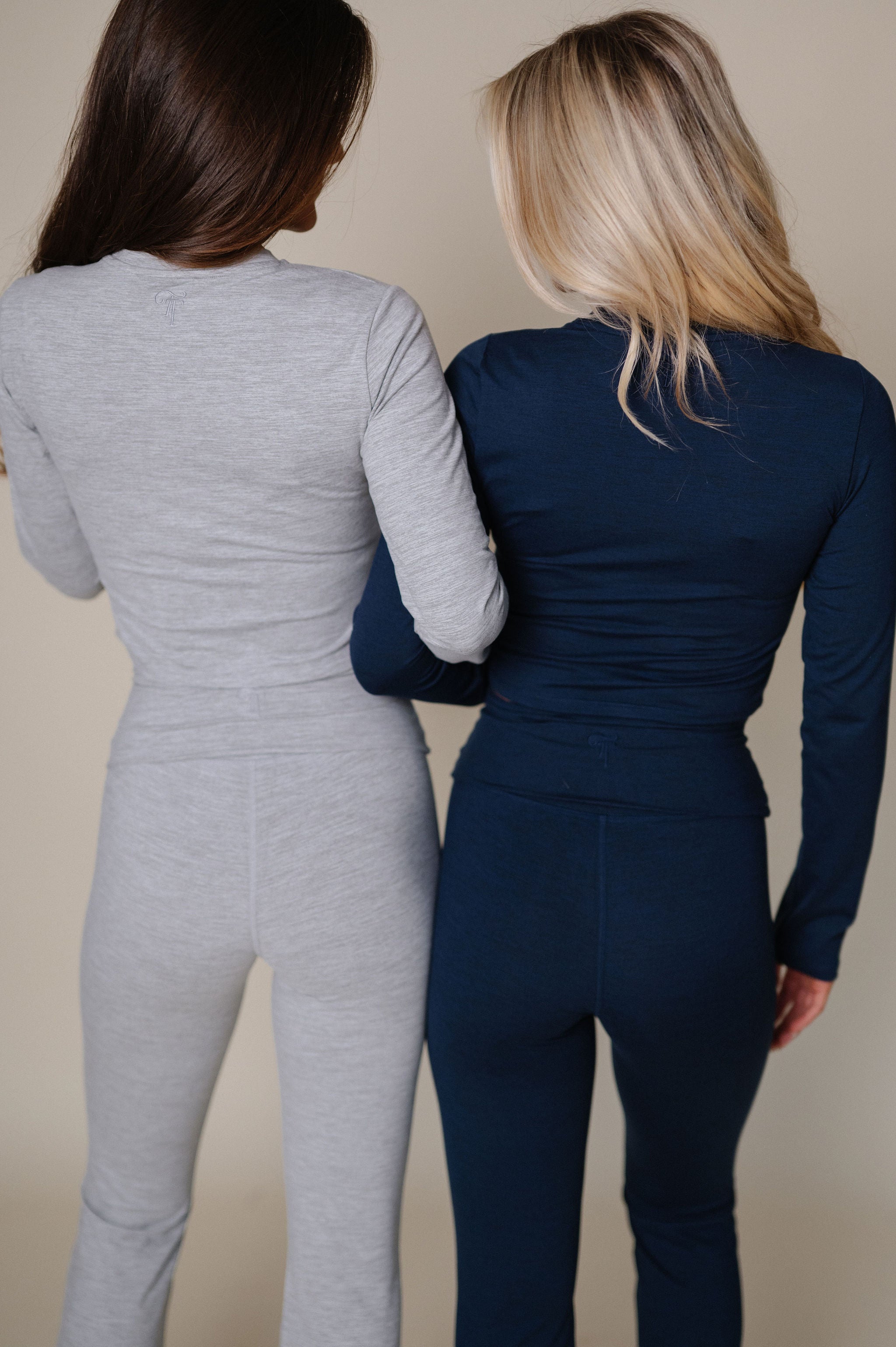 TT Active Fold Over Legging-Heathered Grey