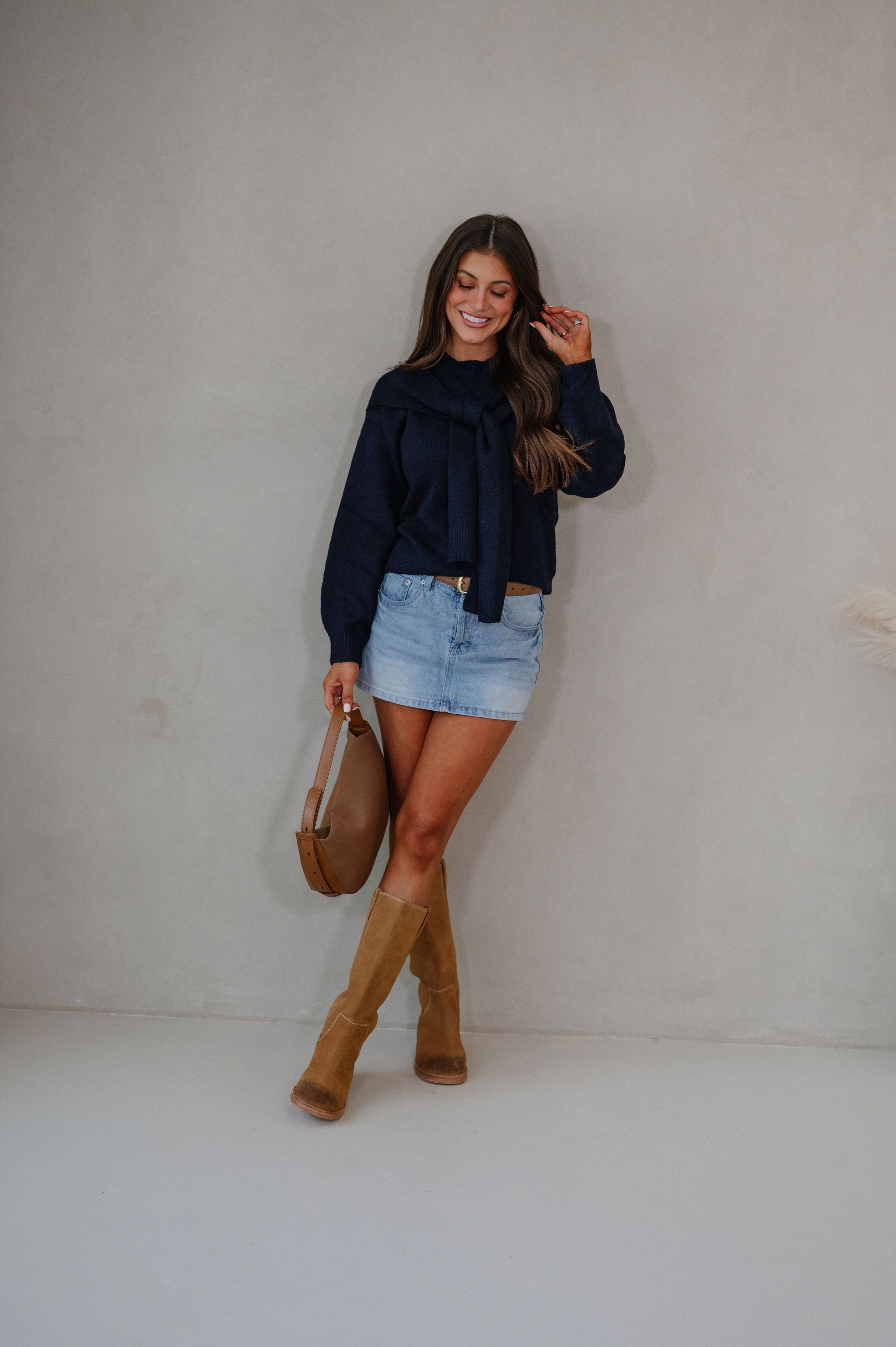 Beau Sweater-Navy