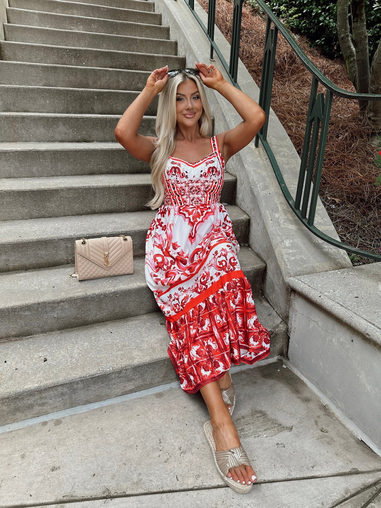 Red White Blue Maxi Dresses