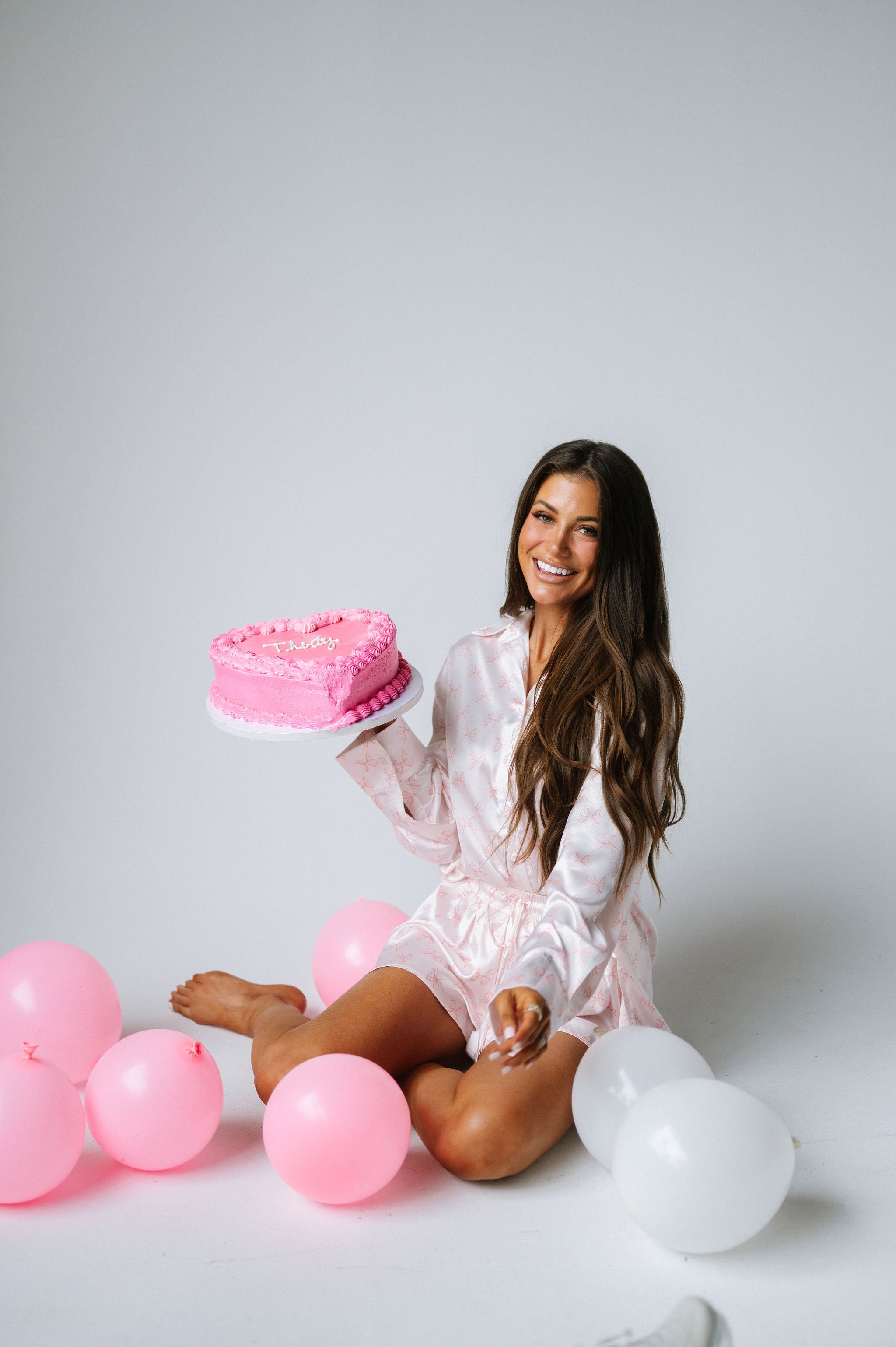 Baby Pink Bow Pajama Set