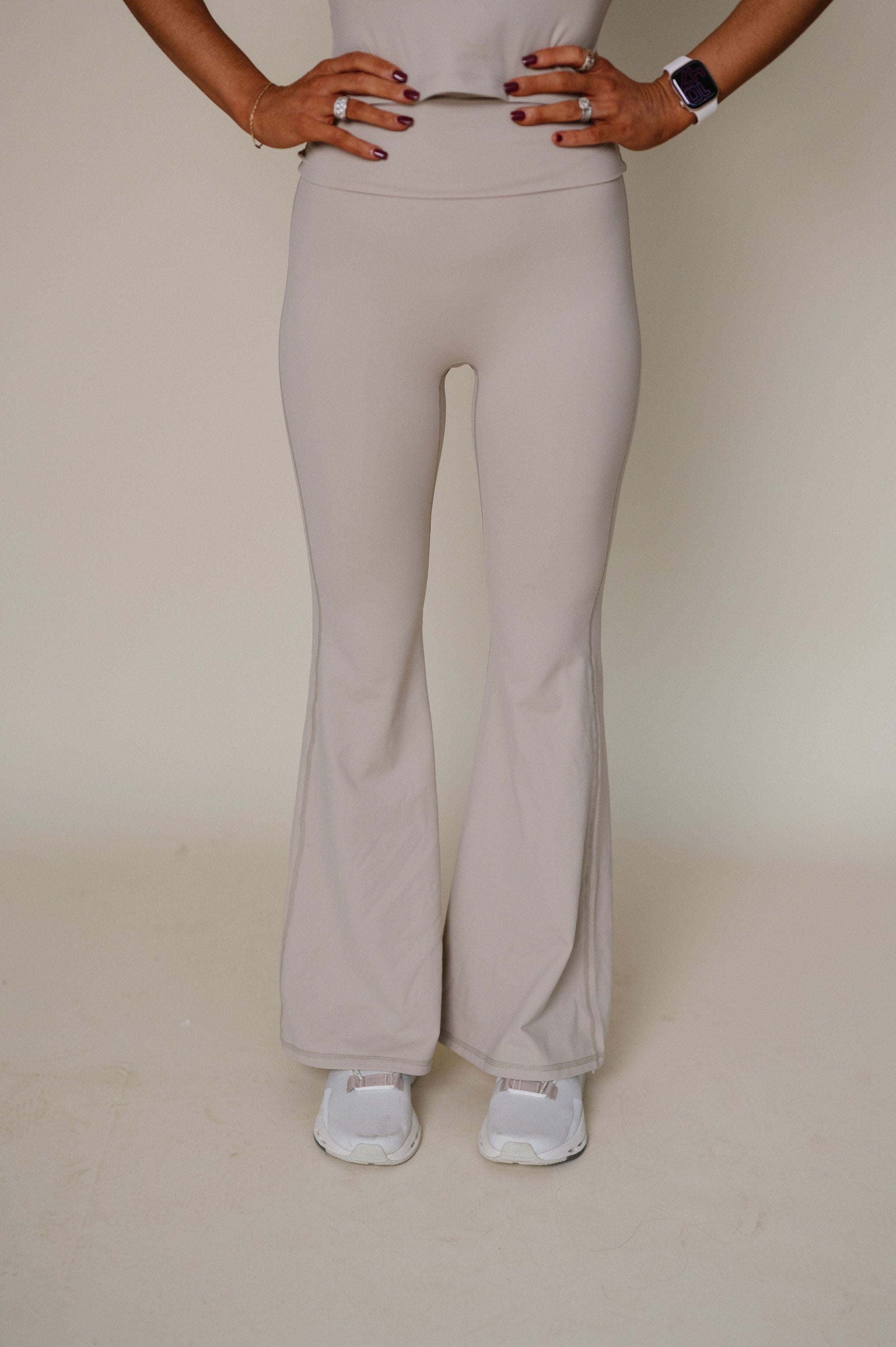 TT Active Flare Legging-Tan