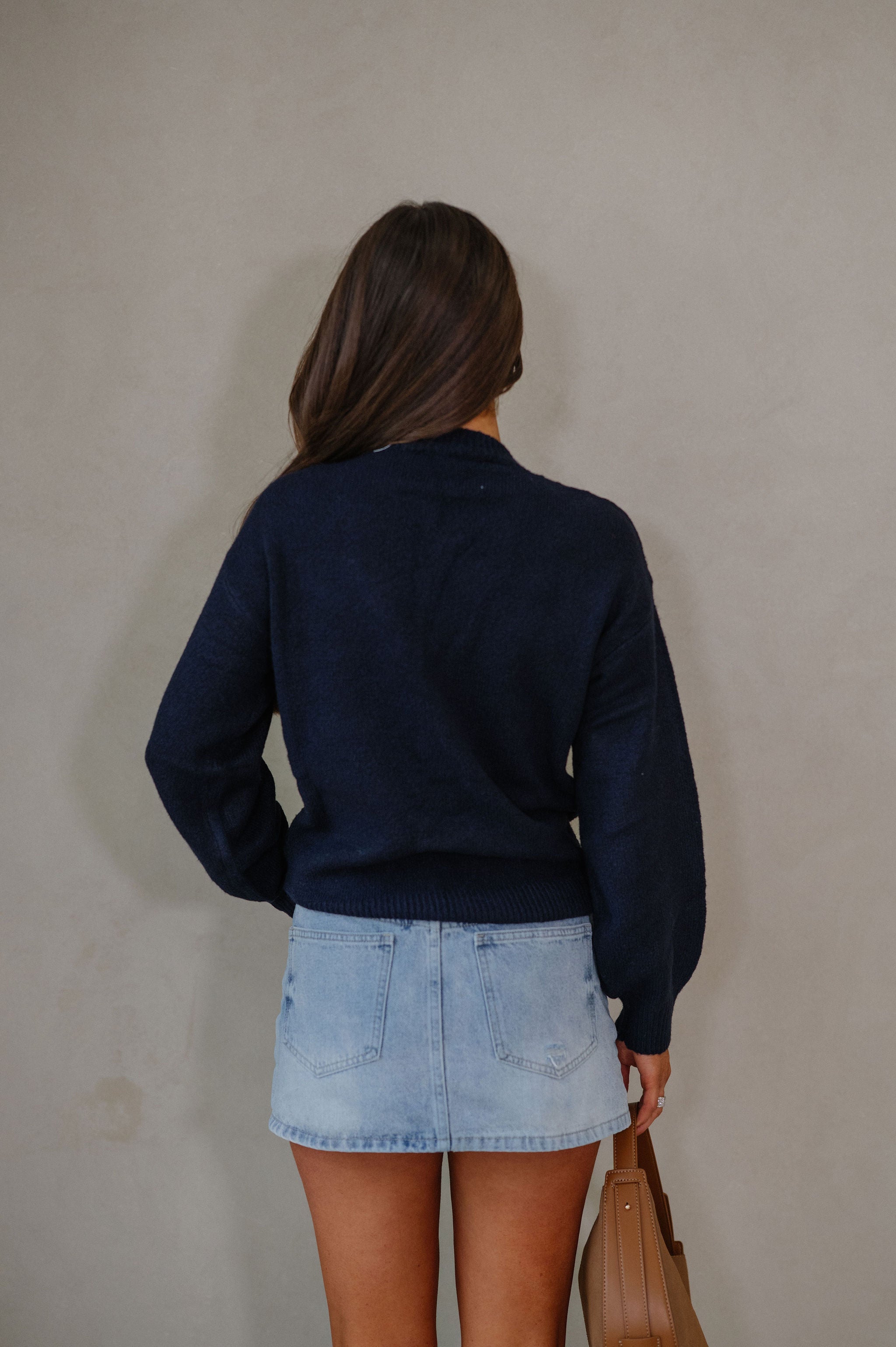 Beau Sweater-Navy