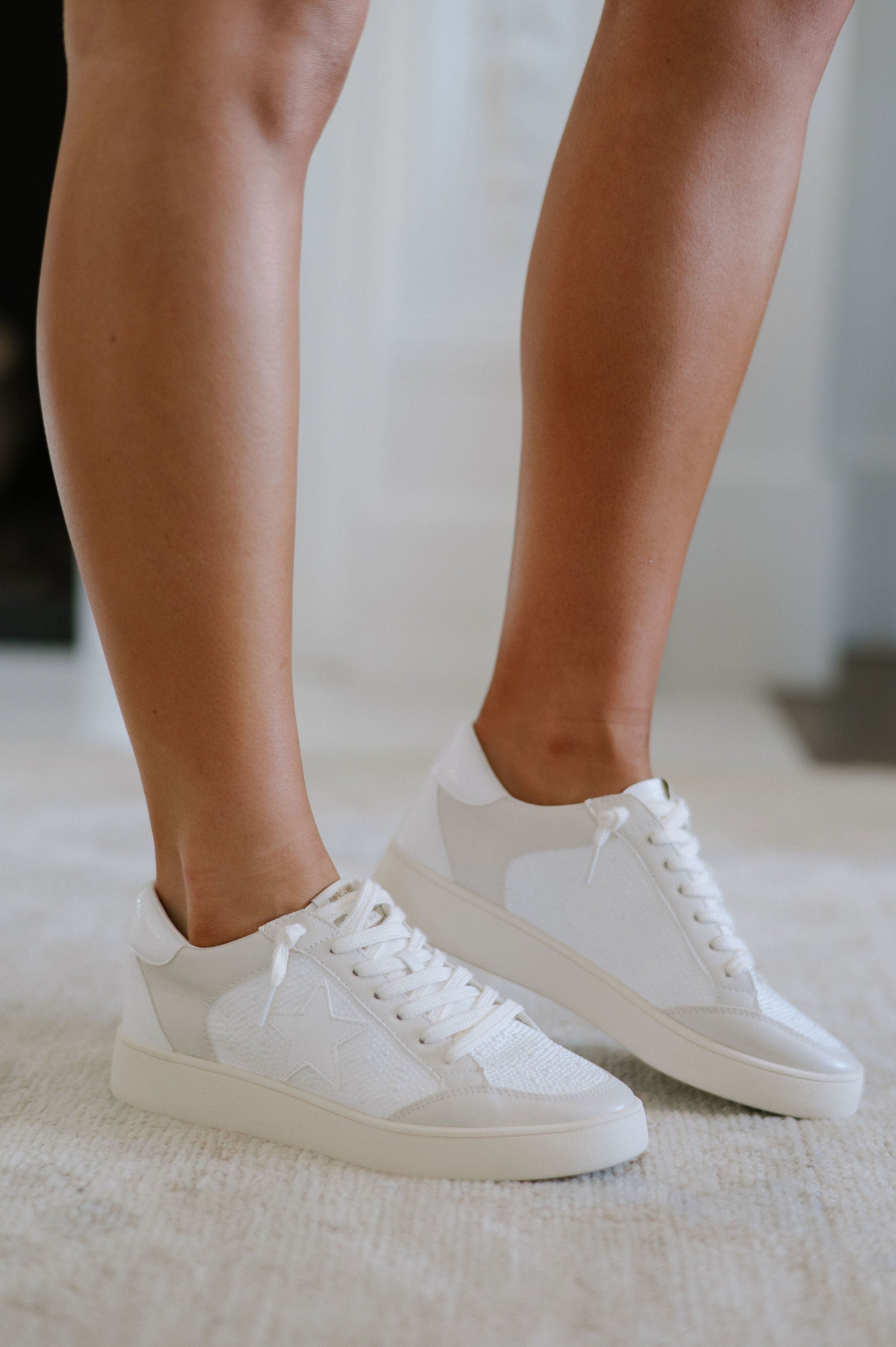 Juniper Sneakers-White Beige