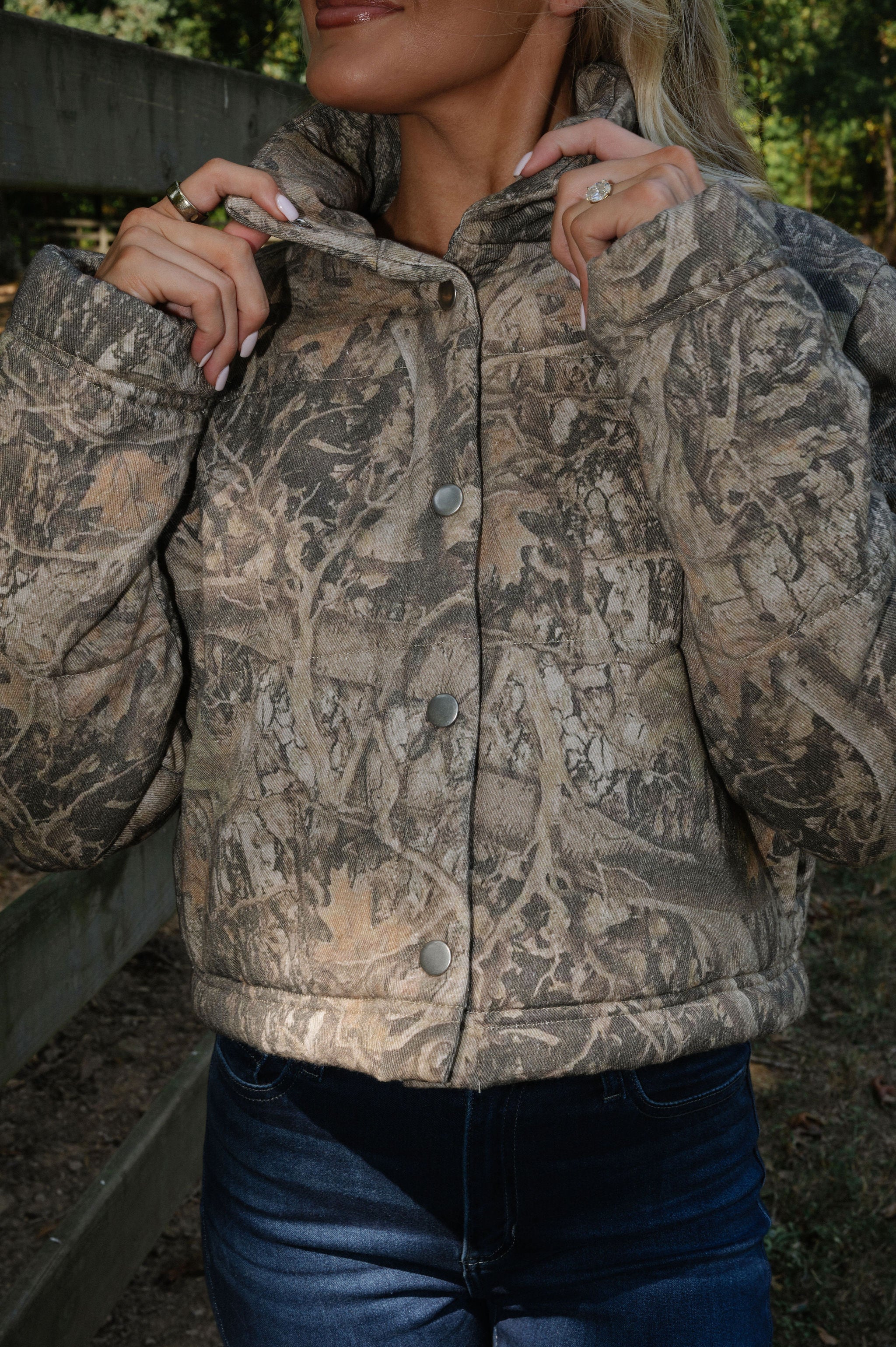 PRE ORDER// Camo Puffer Jacket
