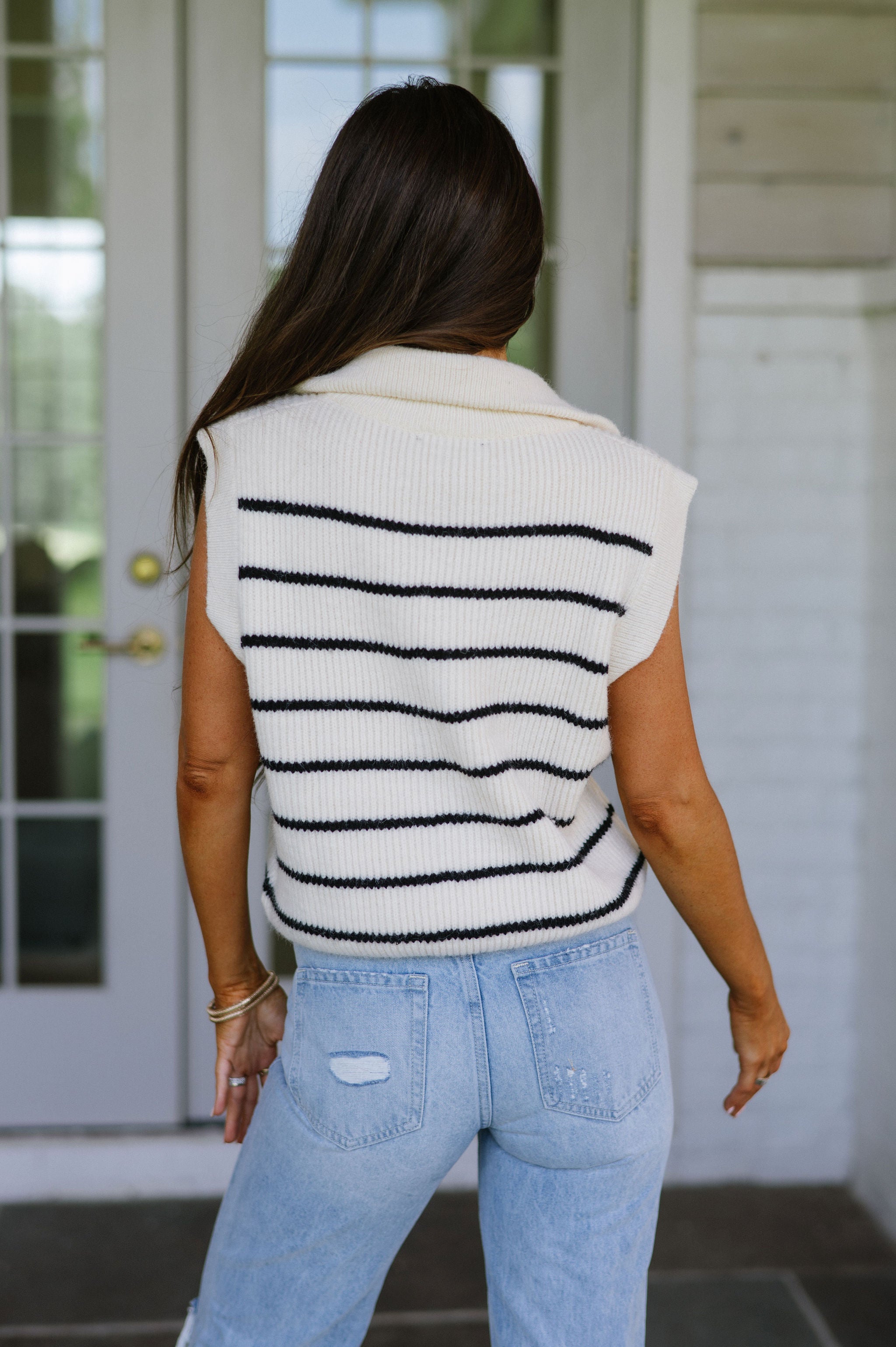 Montauk Striped Sweater Vest