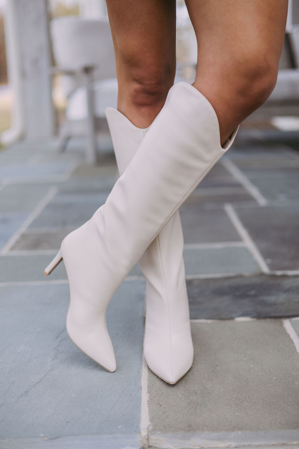 Fiora Boots-Cream