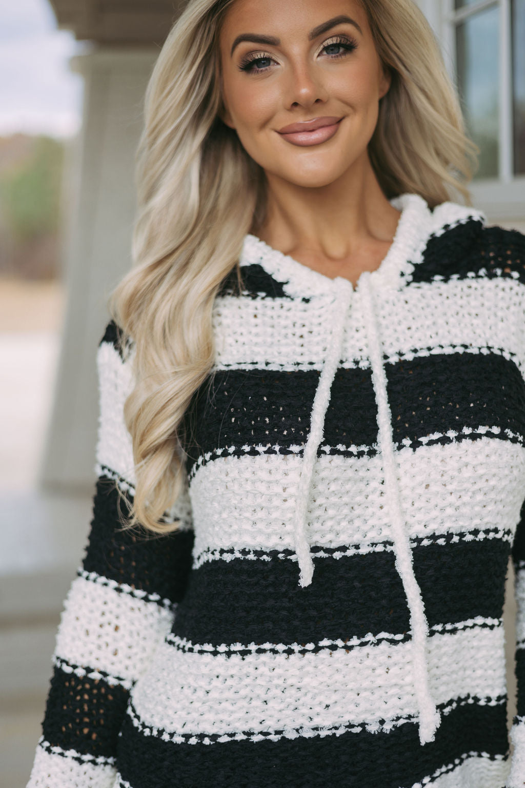 Striped Hooded Sweater