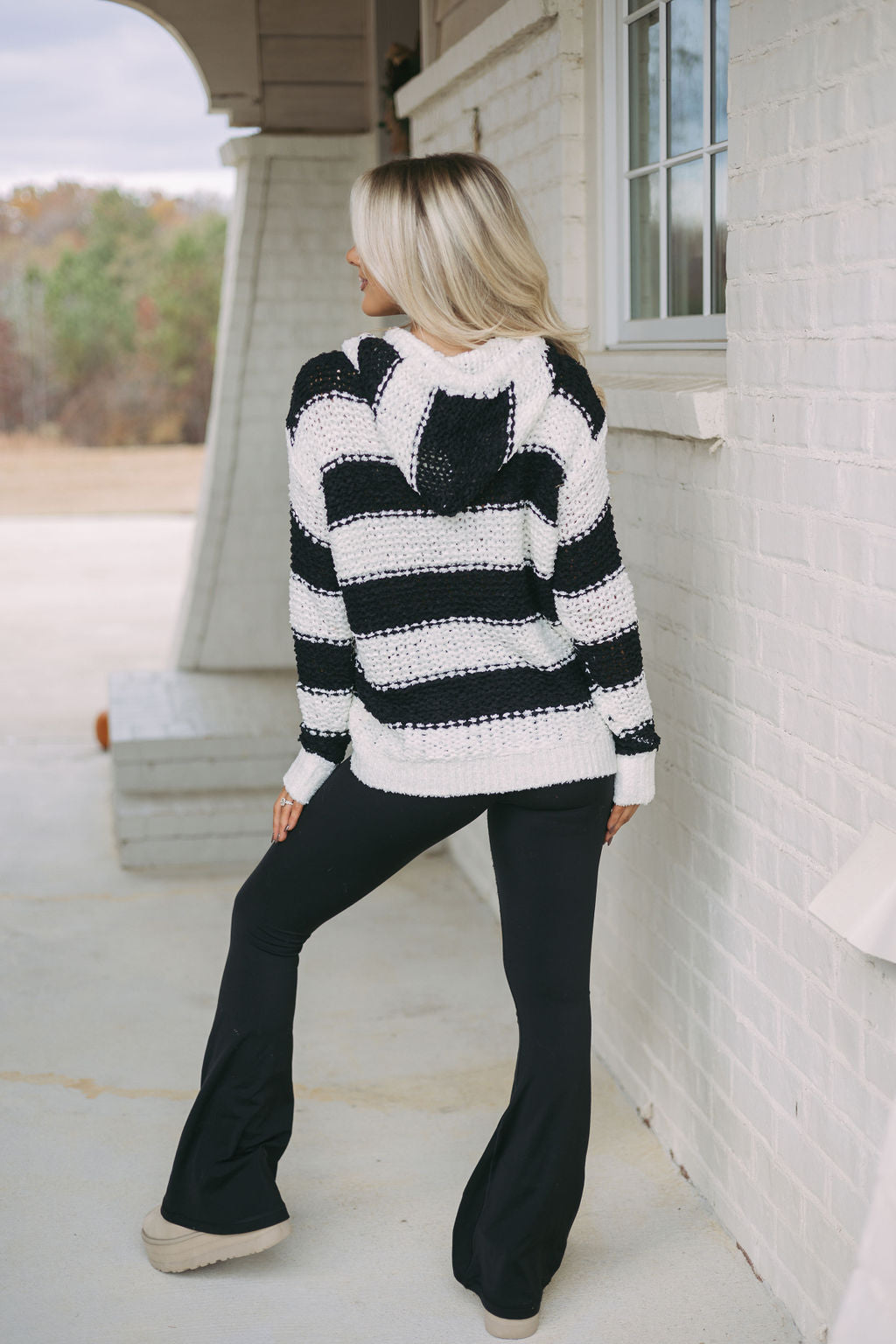 Striped Hooded Sweater