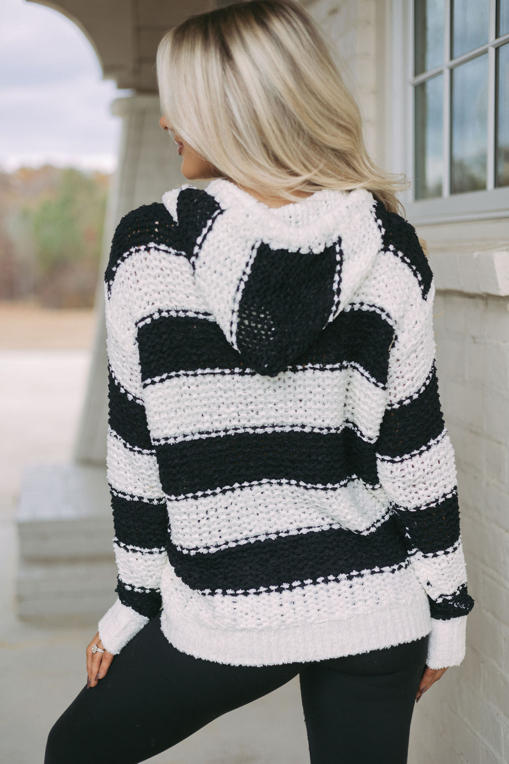 Striped Hooded Sweater