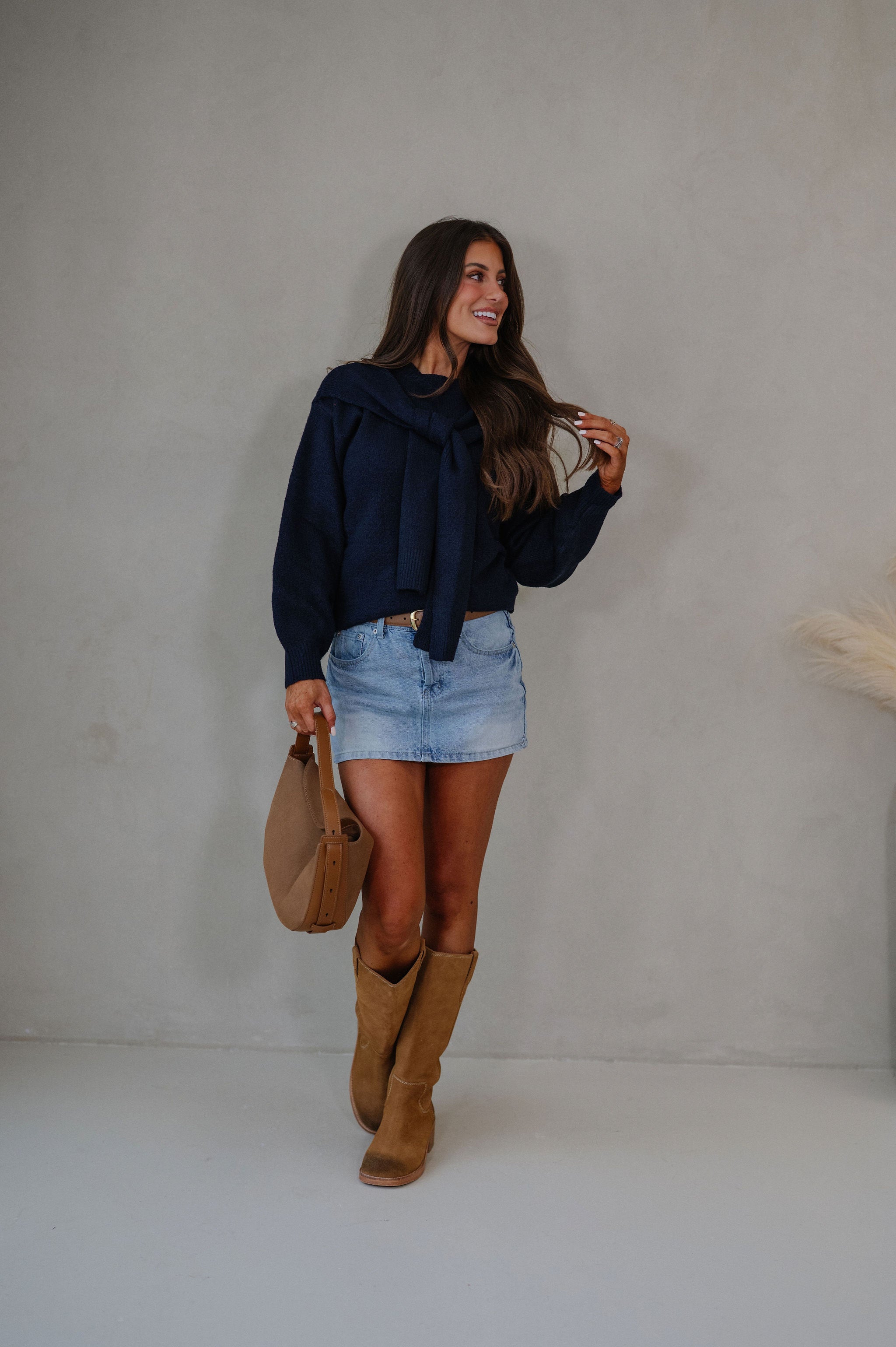 Beau Sweater-Navy