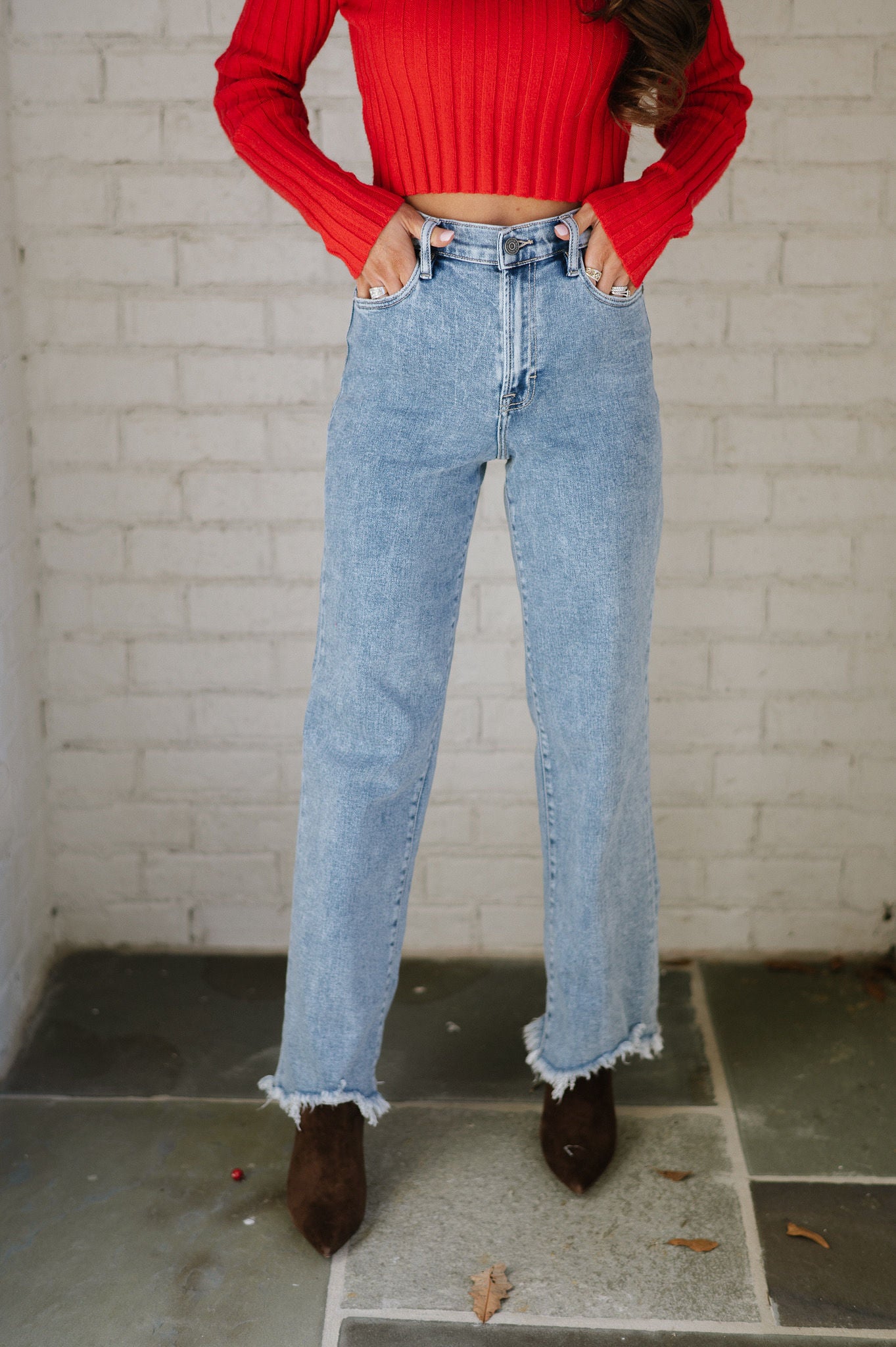 Logan Dad Jeans- Medium Wash