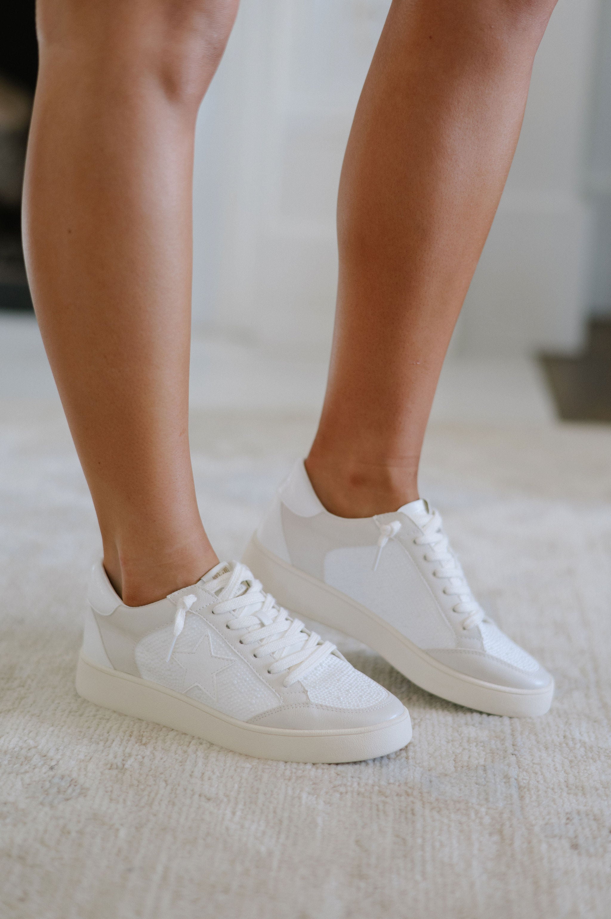 Juniper Sneakers-White Beige