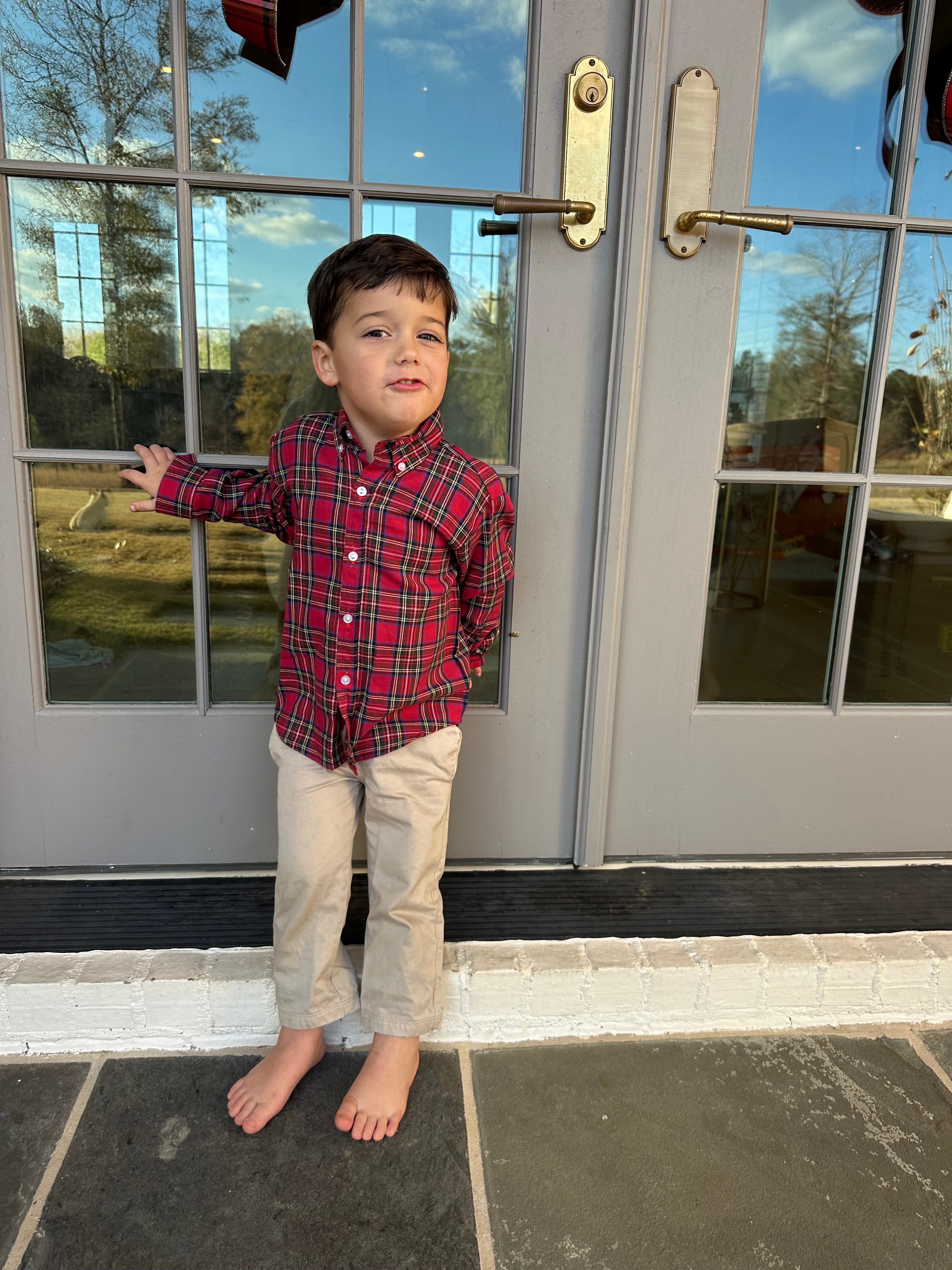 Christmas Plaid Shirt