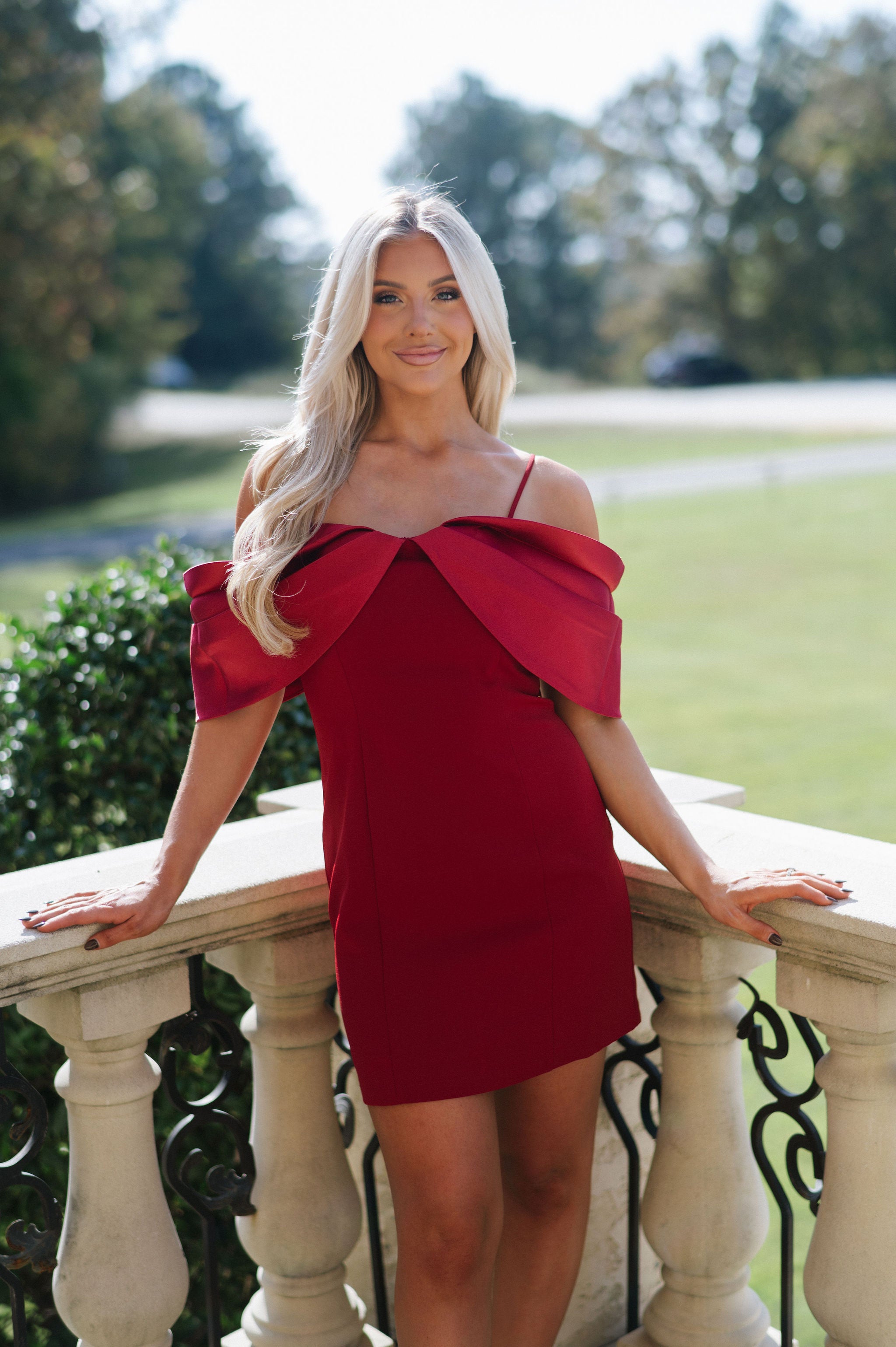 Christine Cold Shoulder Mini Dress