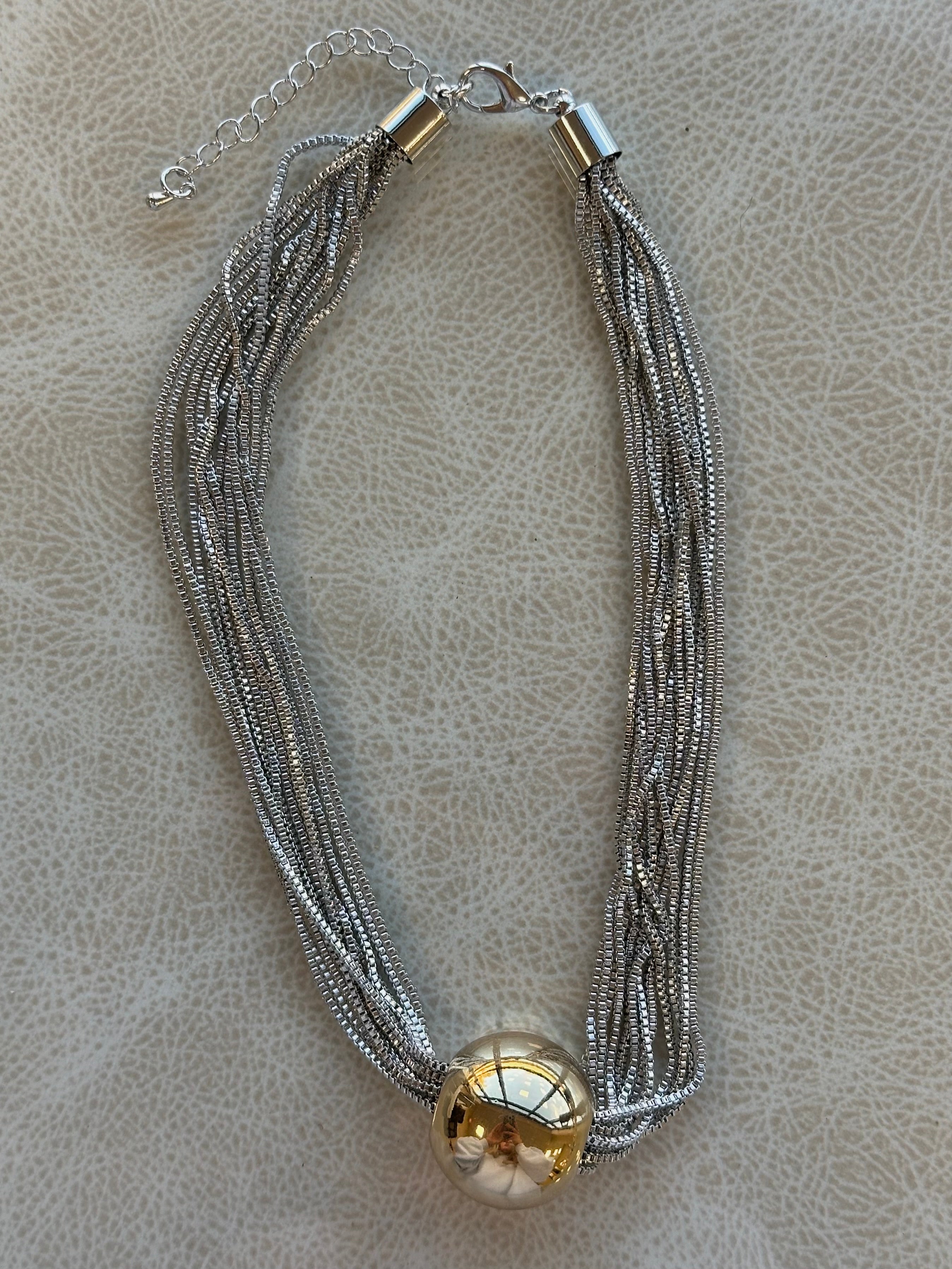 Montel Necklace-Gold Mix