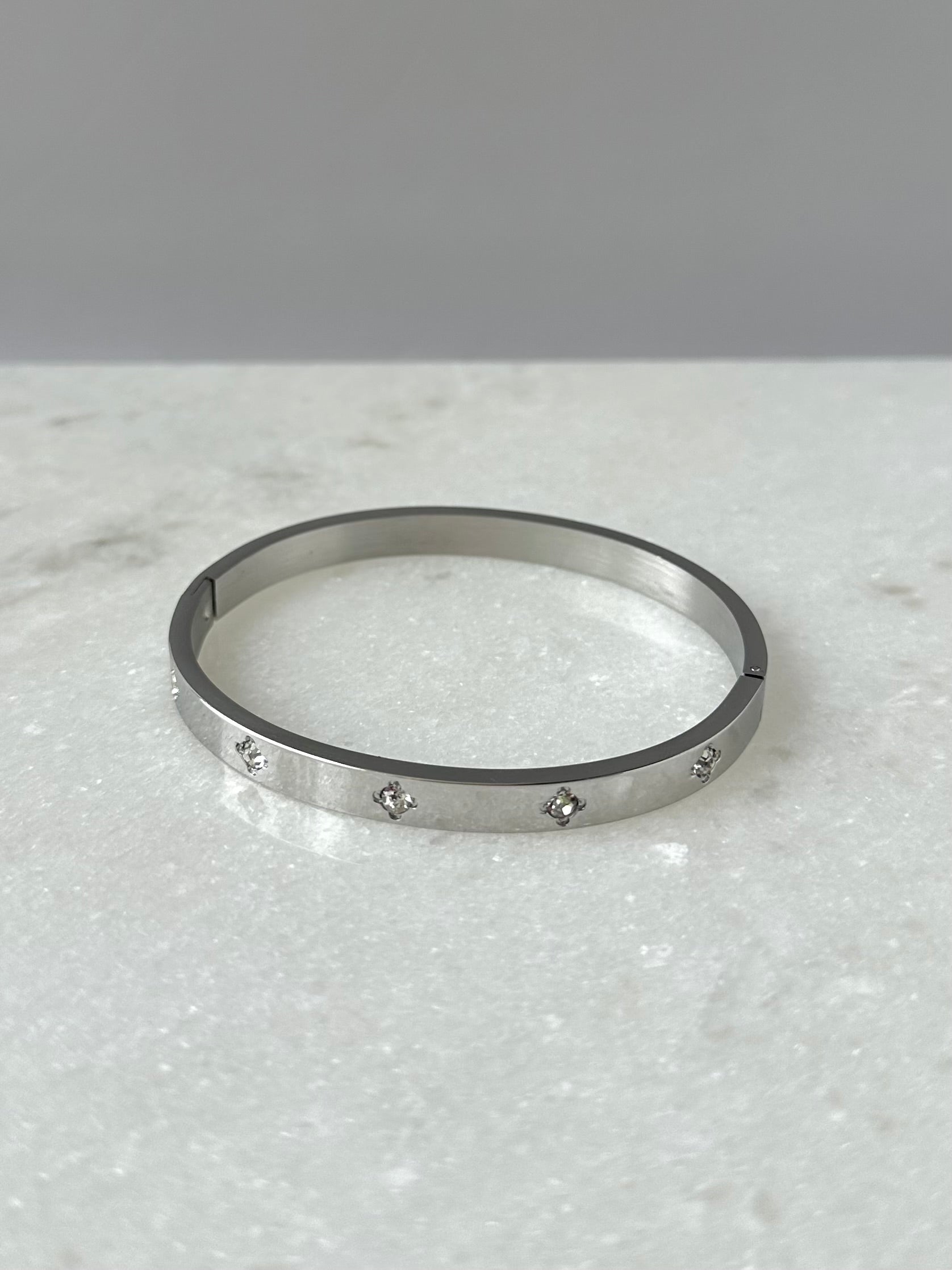 Kemp Bangle Bracelet- Silver