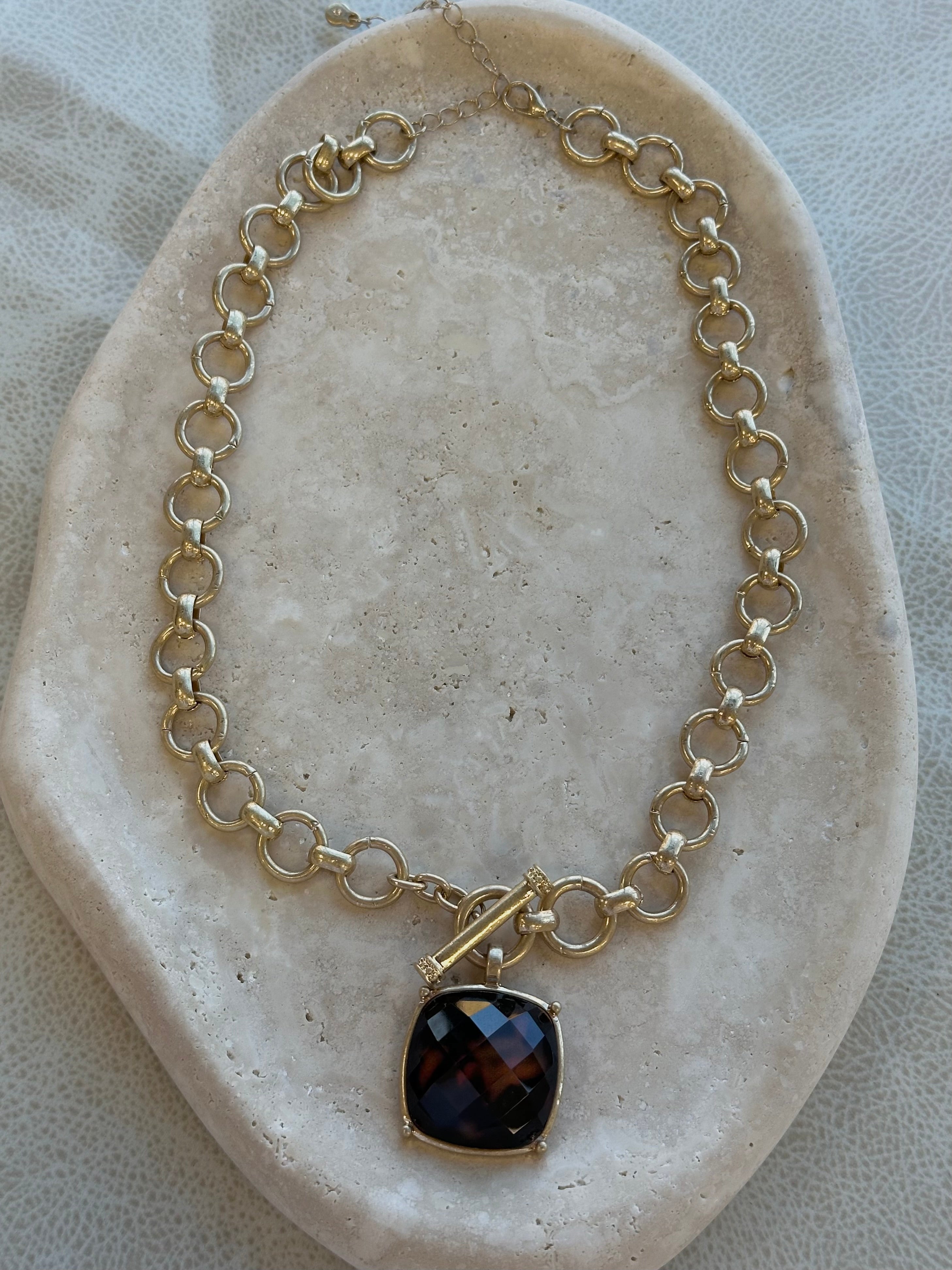 Tortoise Chain Necklace