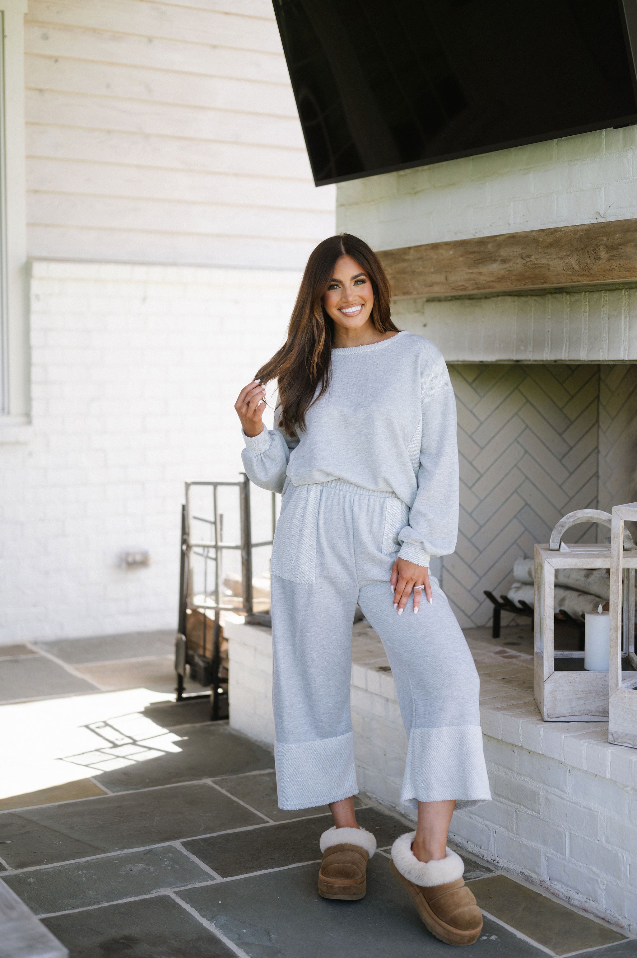 Stevie Lounge Set-Grey