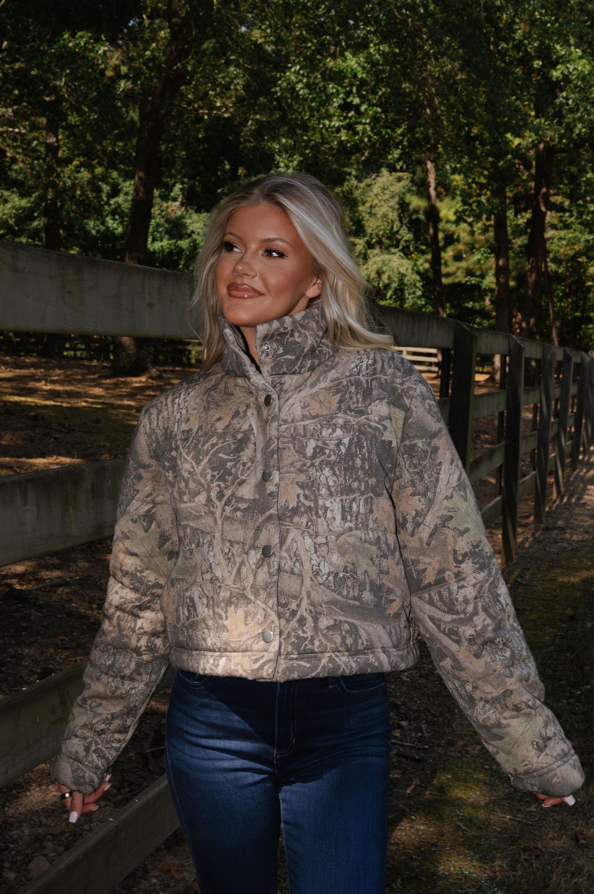 PRE ORDER// Camo Puffer Jacket