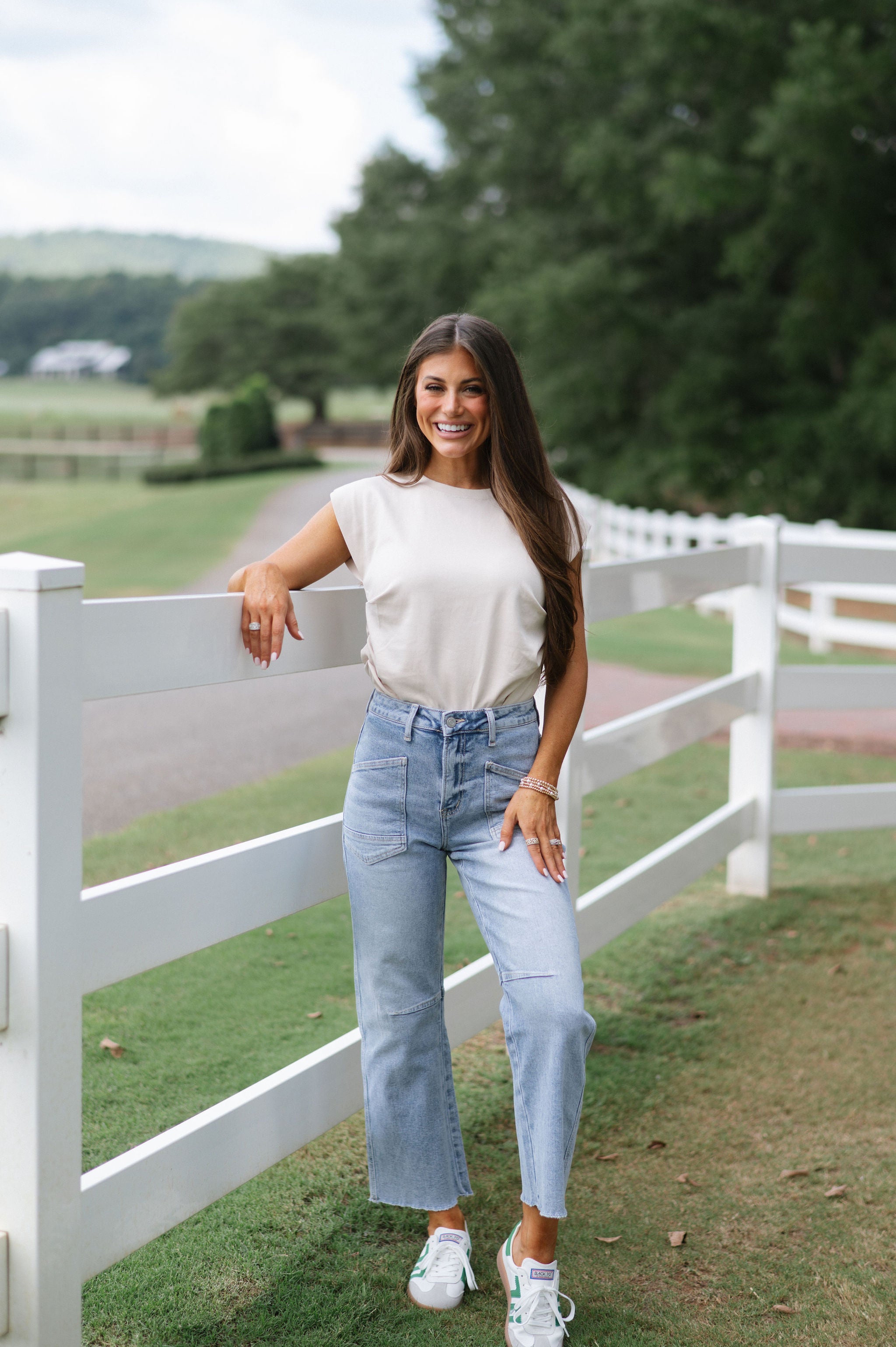 Paris Ruched Top-Light Beige