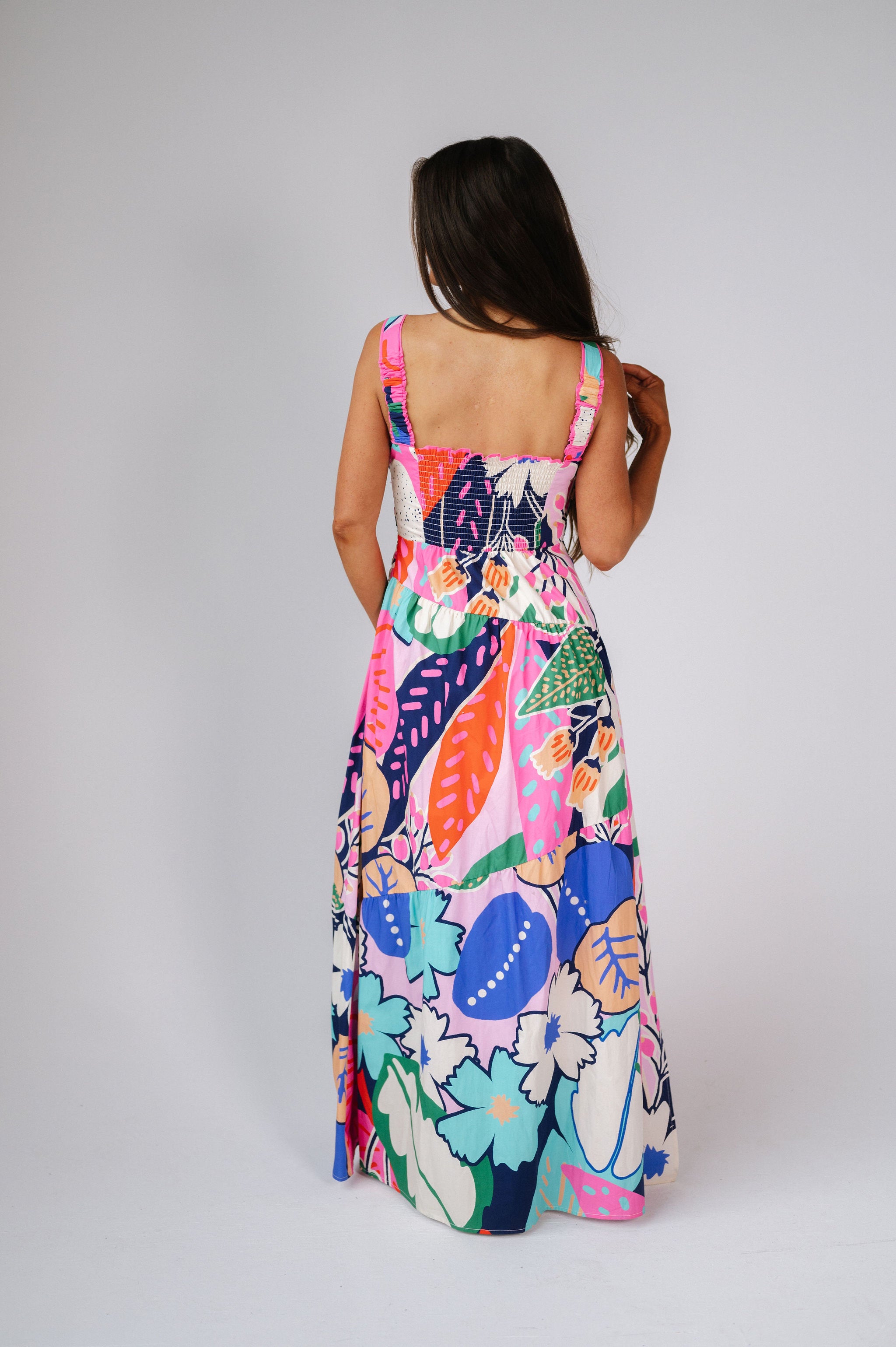 Parker Mixed Print Maxi Dress