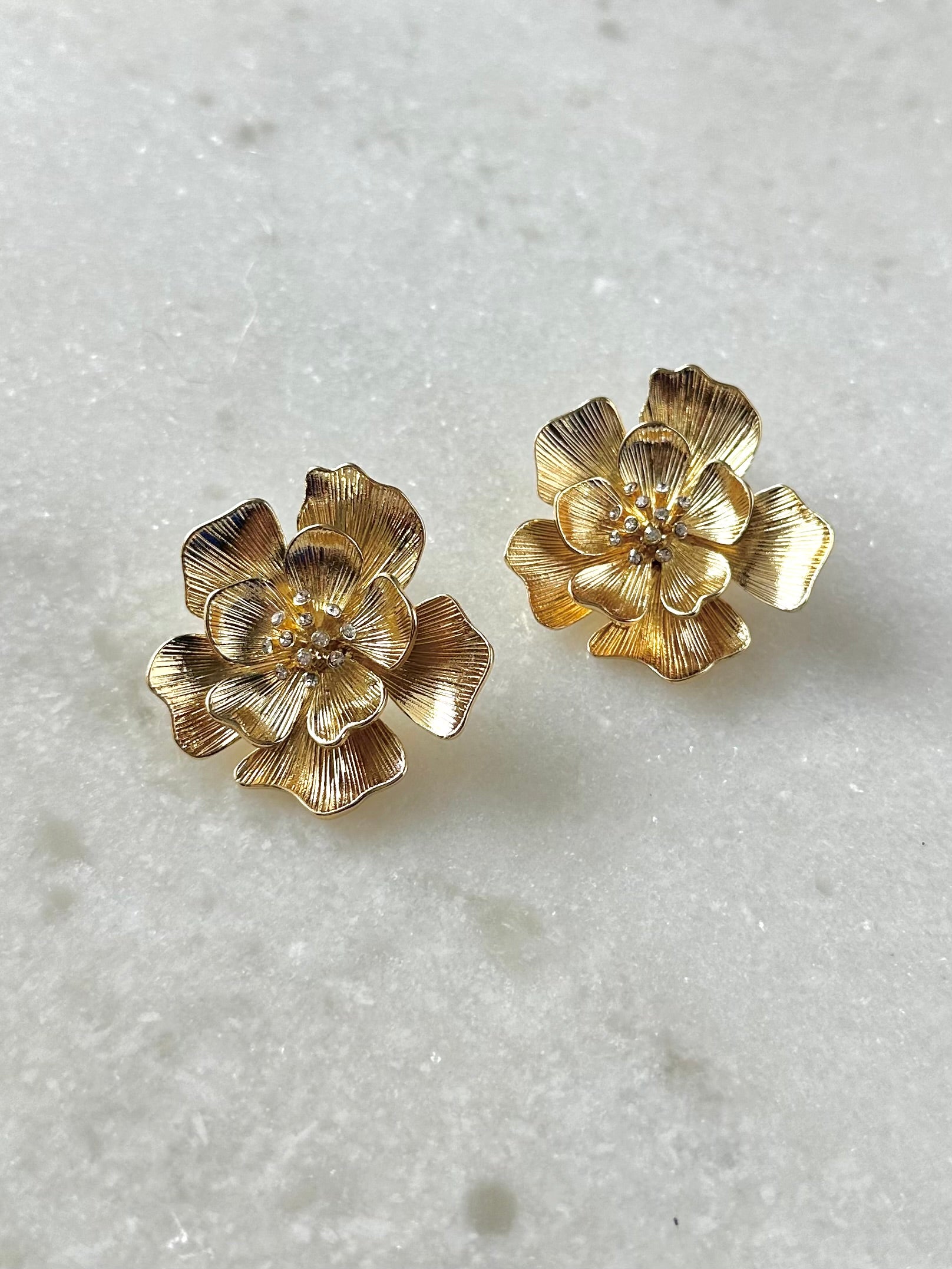 Botanical Studs-Gold