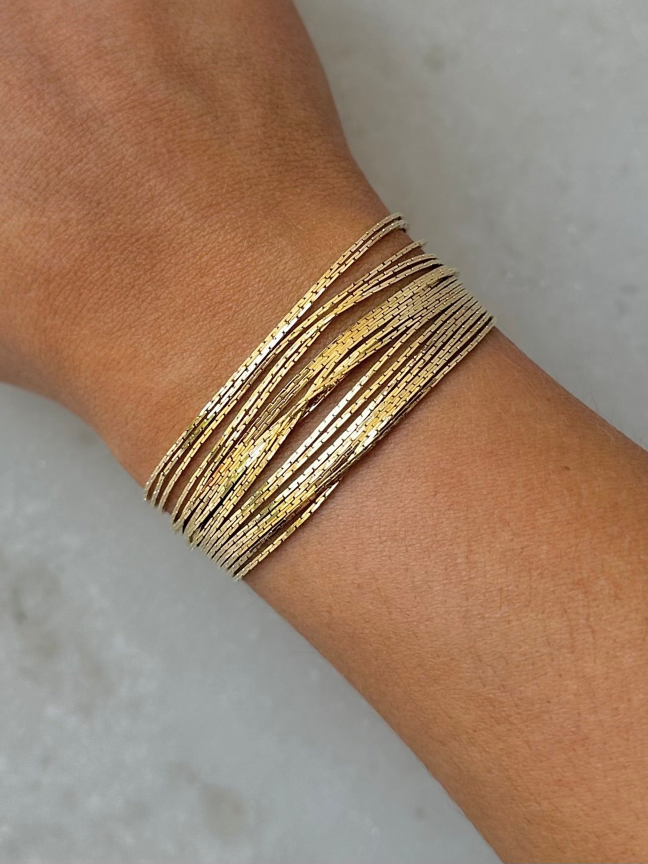 Steph Chain Bracelet-Gold