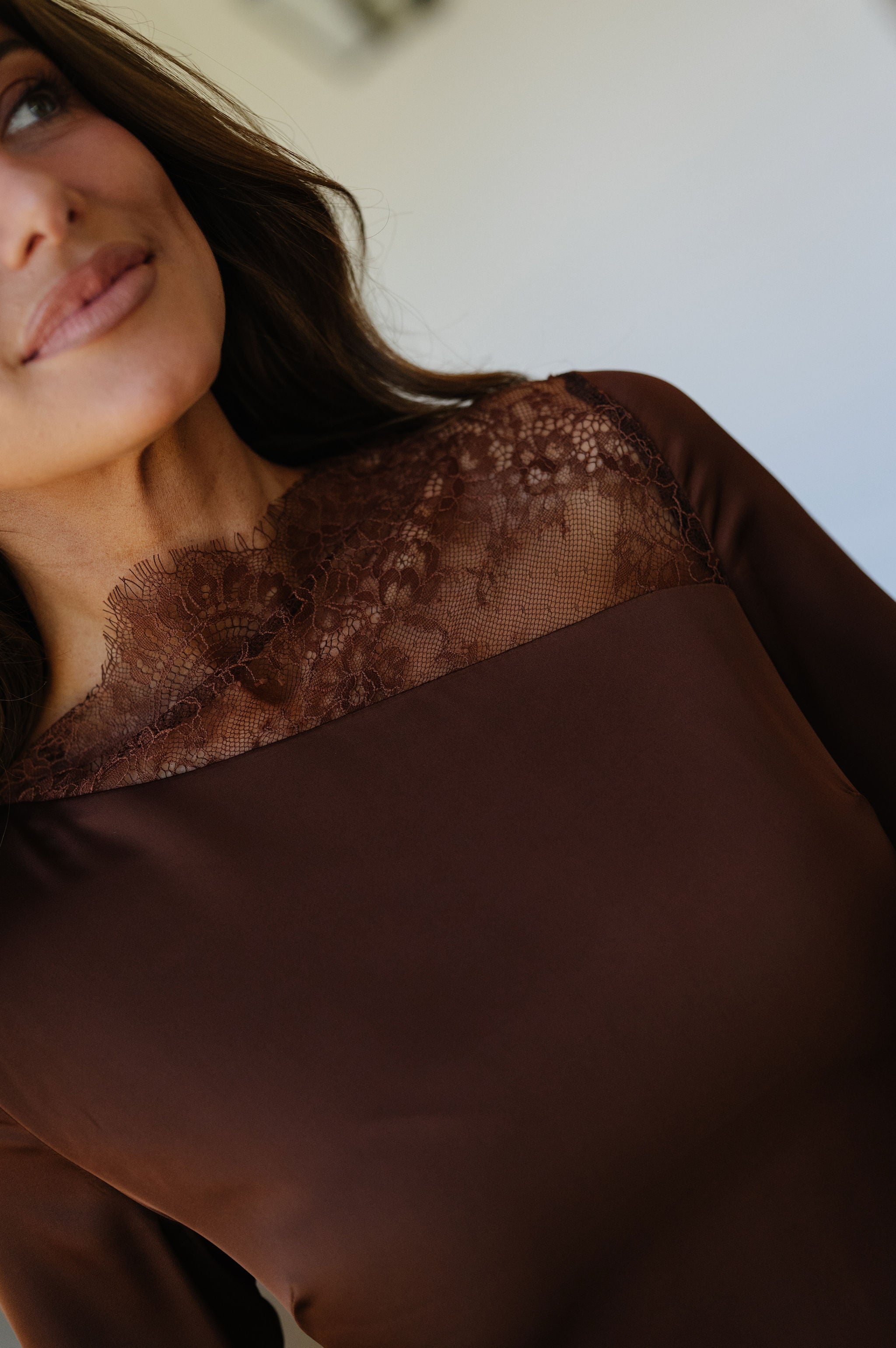 Monty Mini Dress-Brown