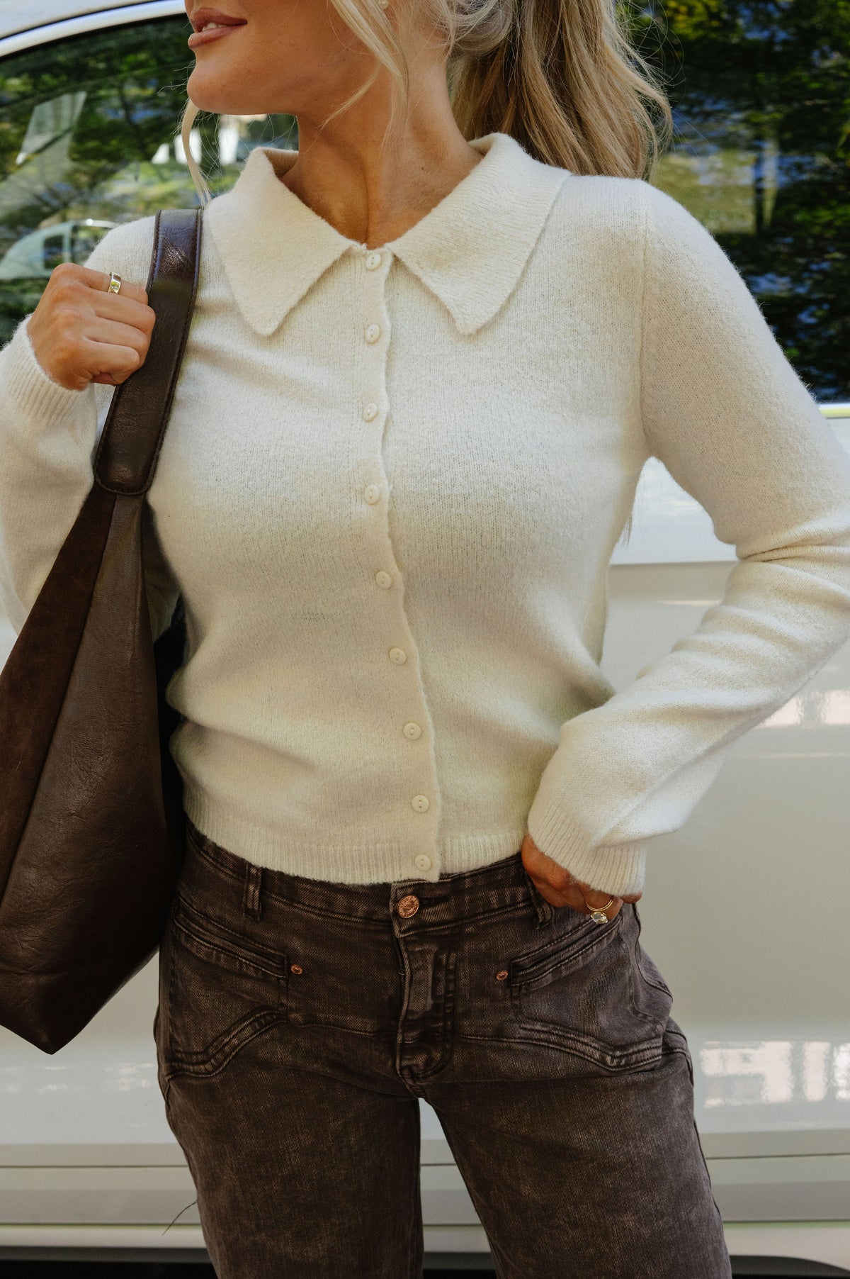 Reid Sweater- Cream
