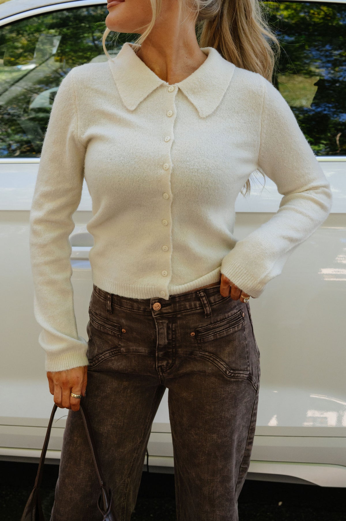 Reid Sweater- Cream