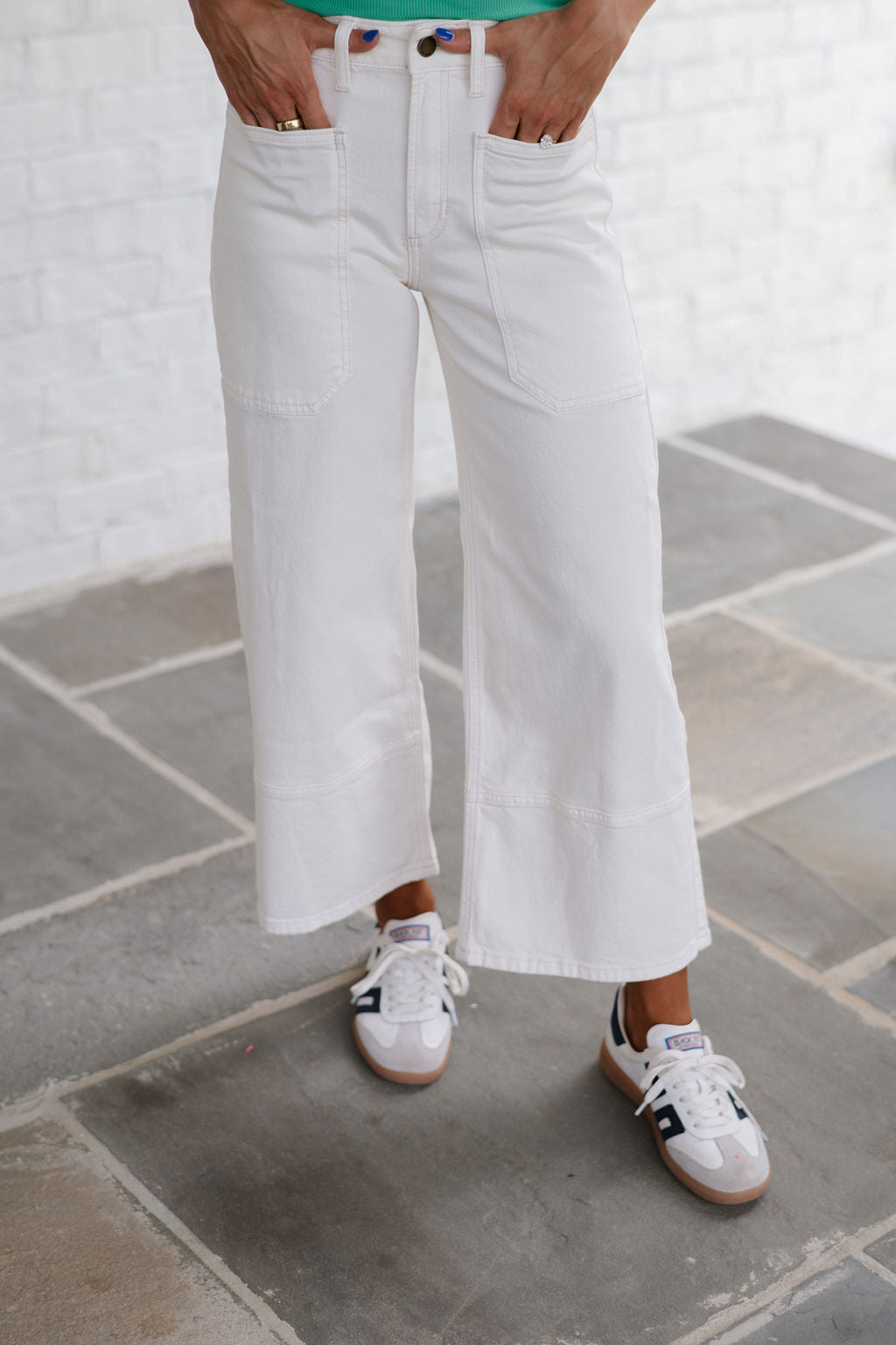Laura Cropped Wide Leg Pants