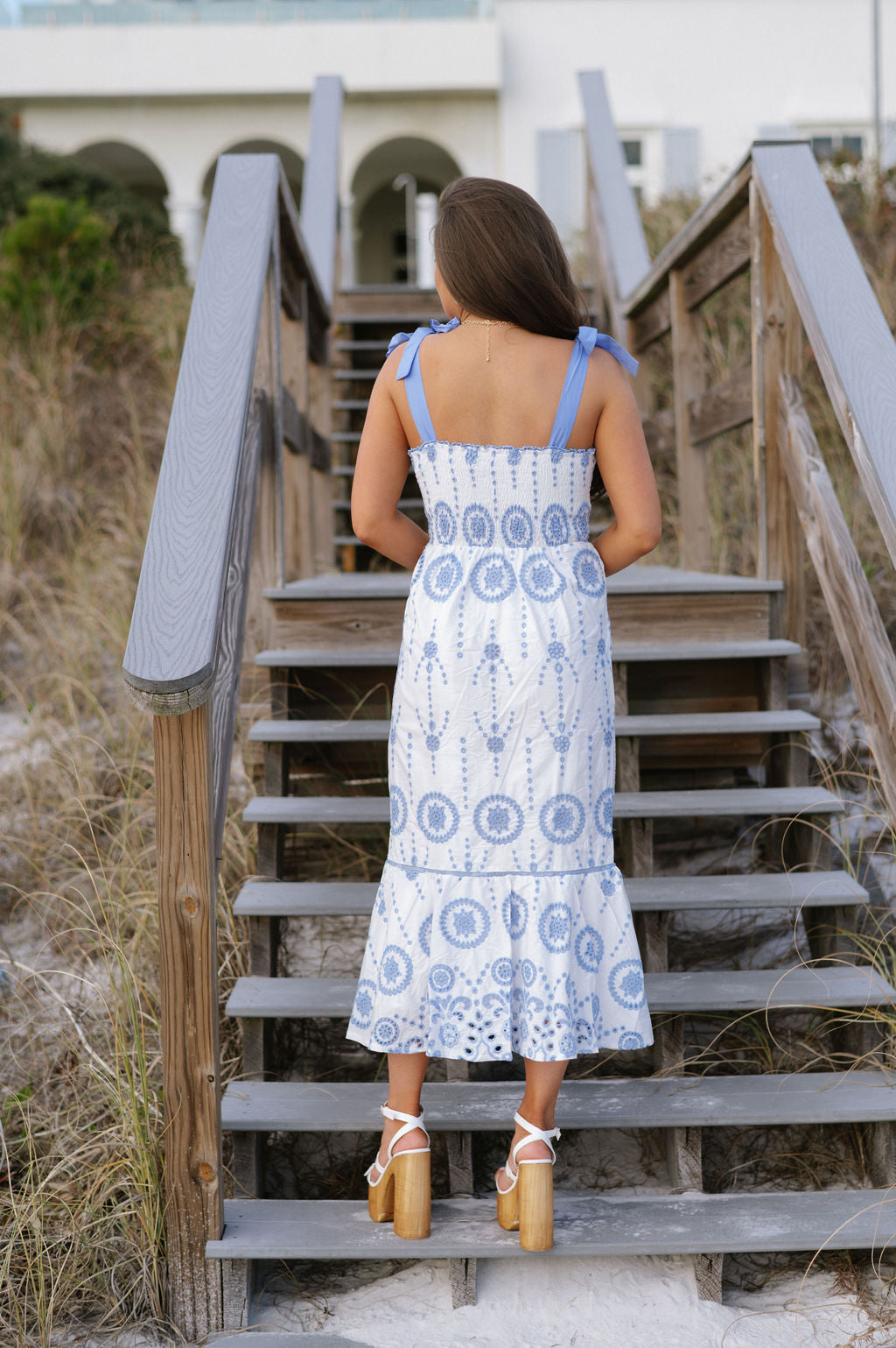 Carter Maxi Dress-Blue