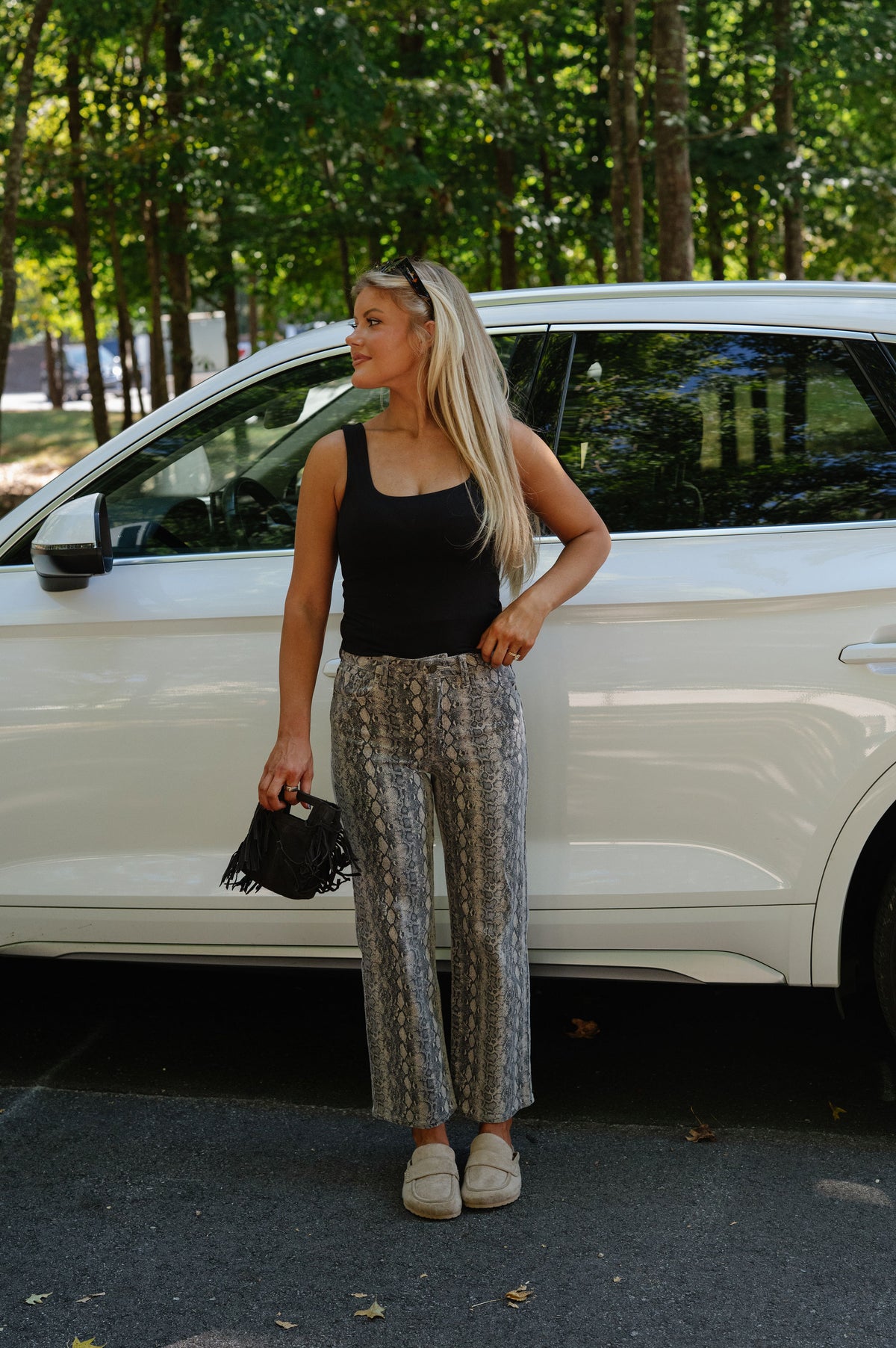 Nelli Vintage Straight Jeans-Snake