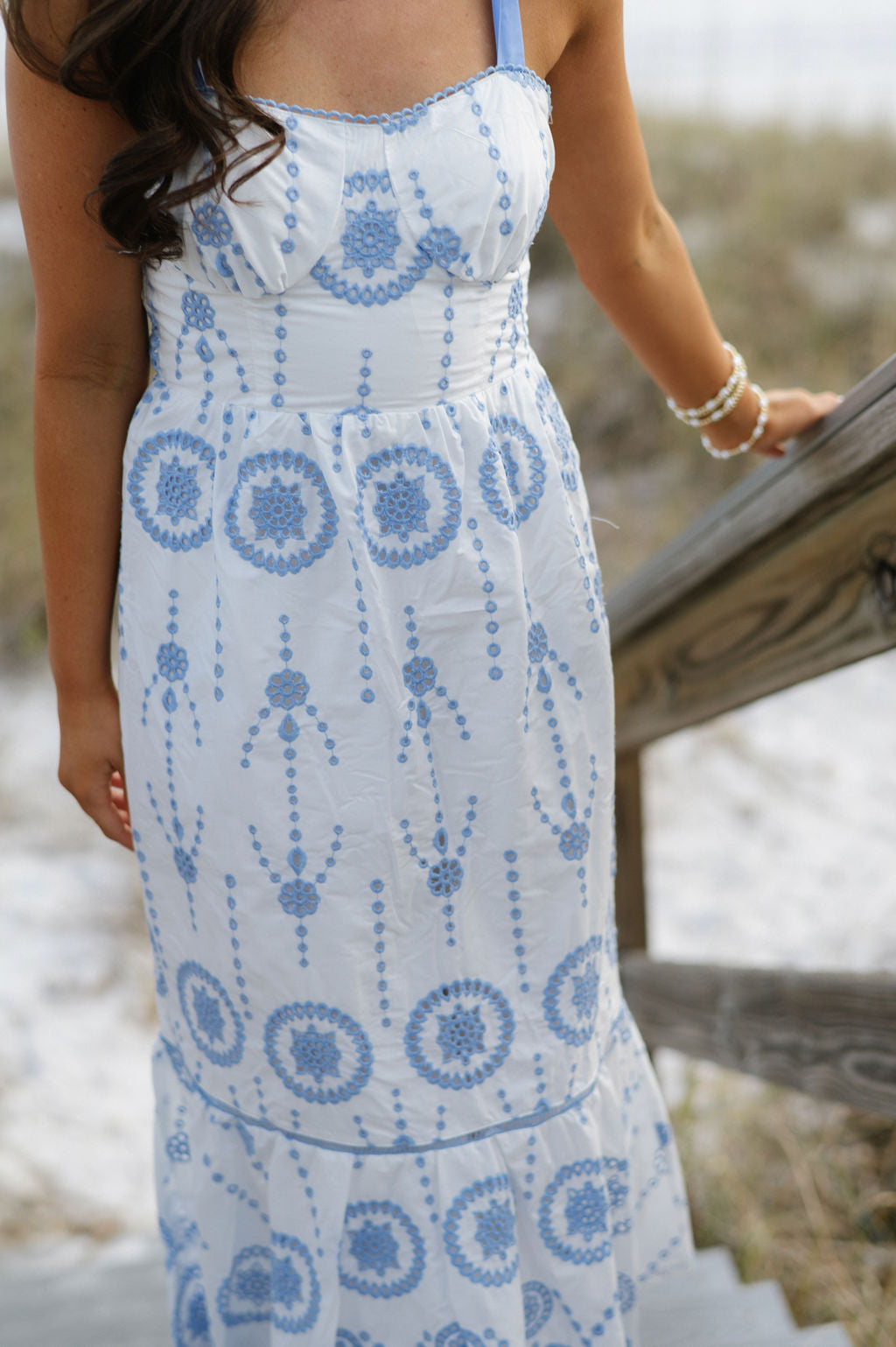 Carter Maxi Dress-Blue