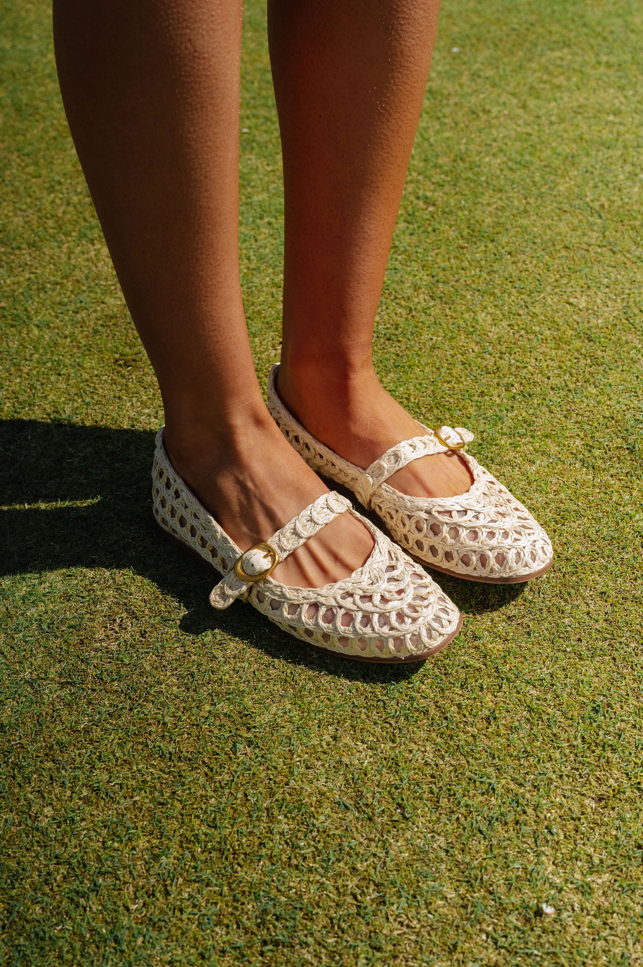 Melody Flat-Natural Raffia