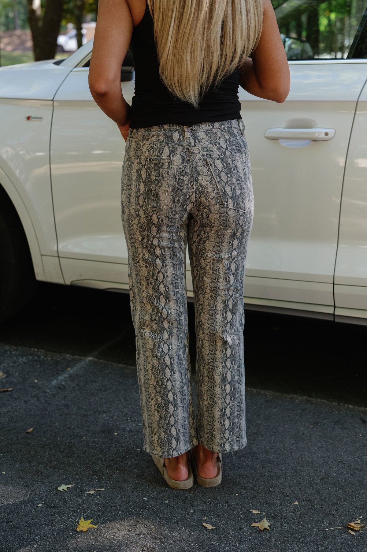 Nelli Vintage Straight Jeans-Snake