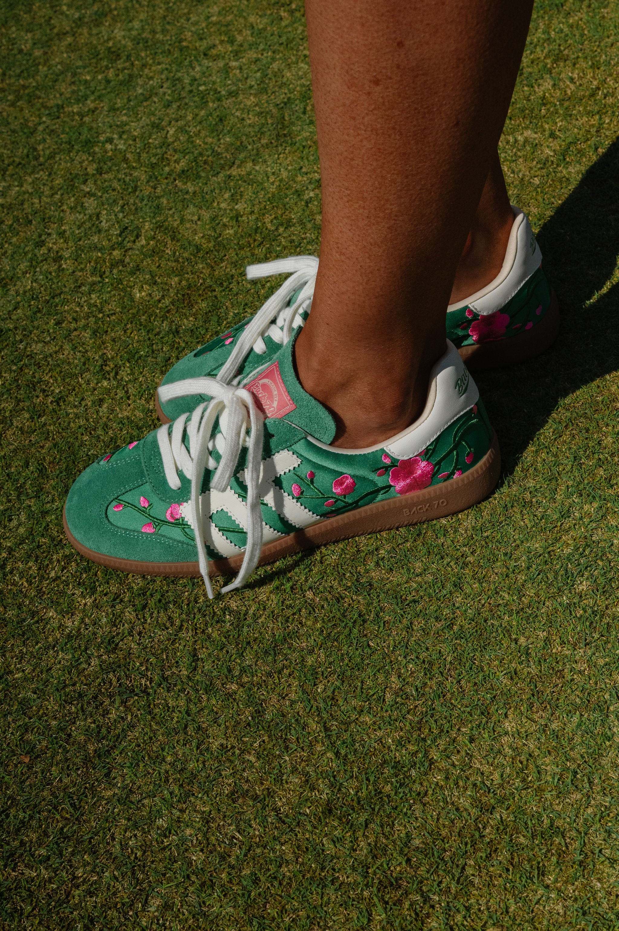 Back 70 Ghost Sneakers-Floral Green