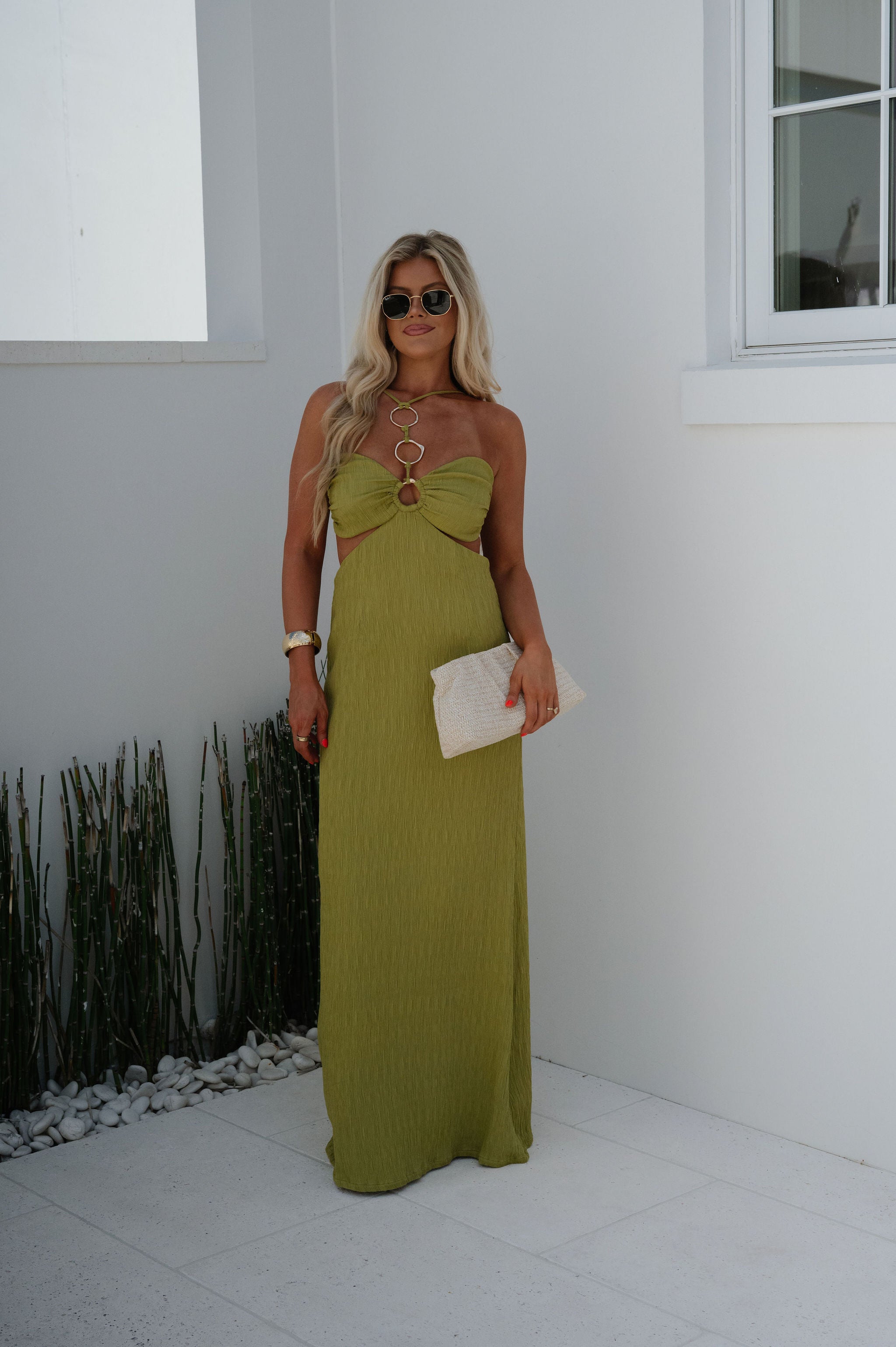 Sloane Maxi Dress-Olive