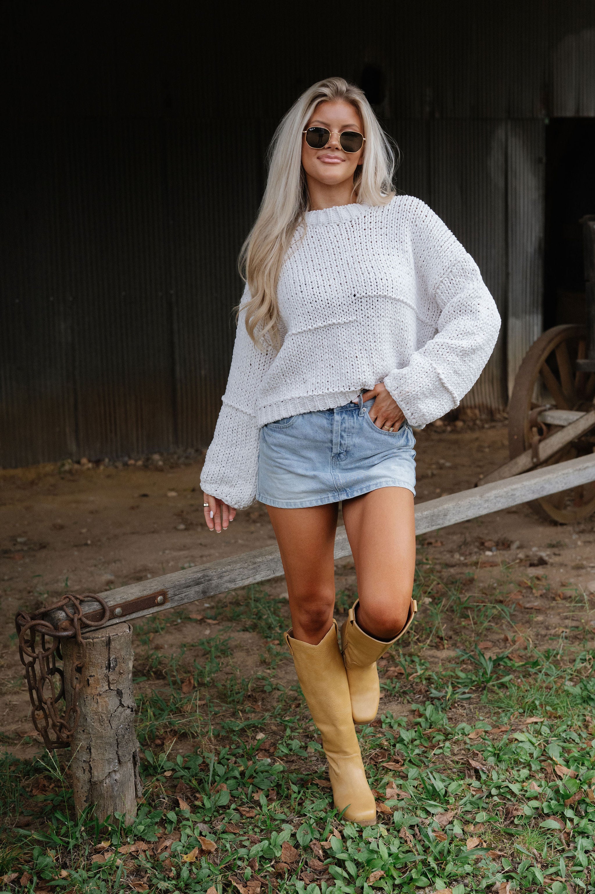 Lainey Sweater-Off White