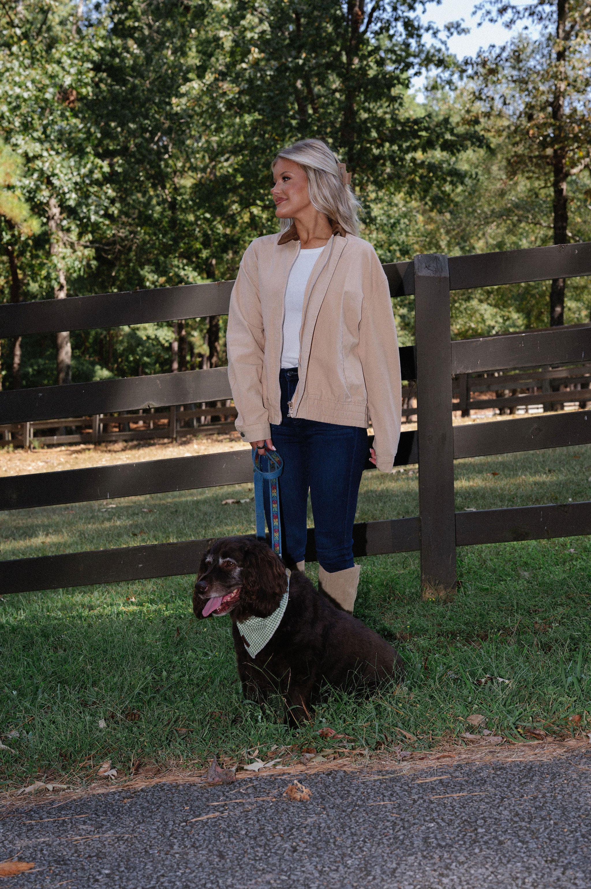 Beau Bomber Jacket-Taupe
