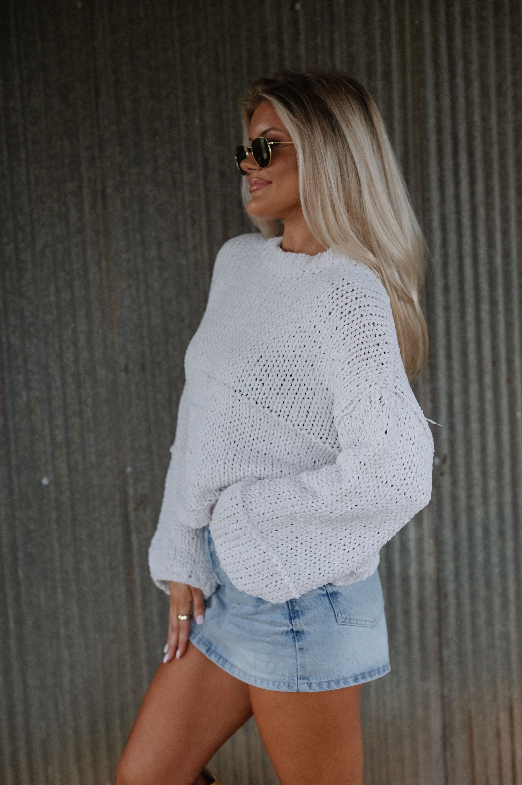 Lainey Sweater-Off White